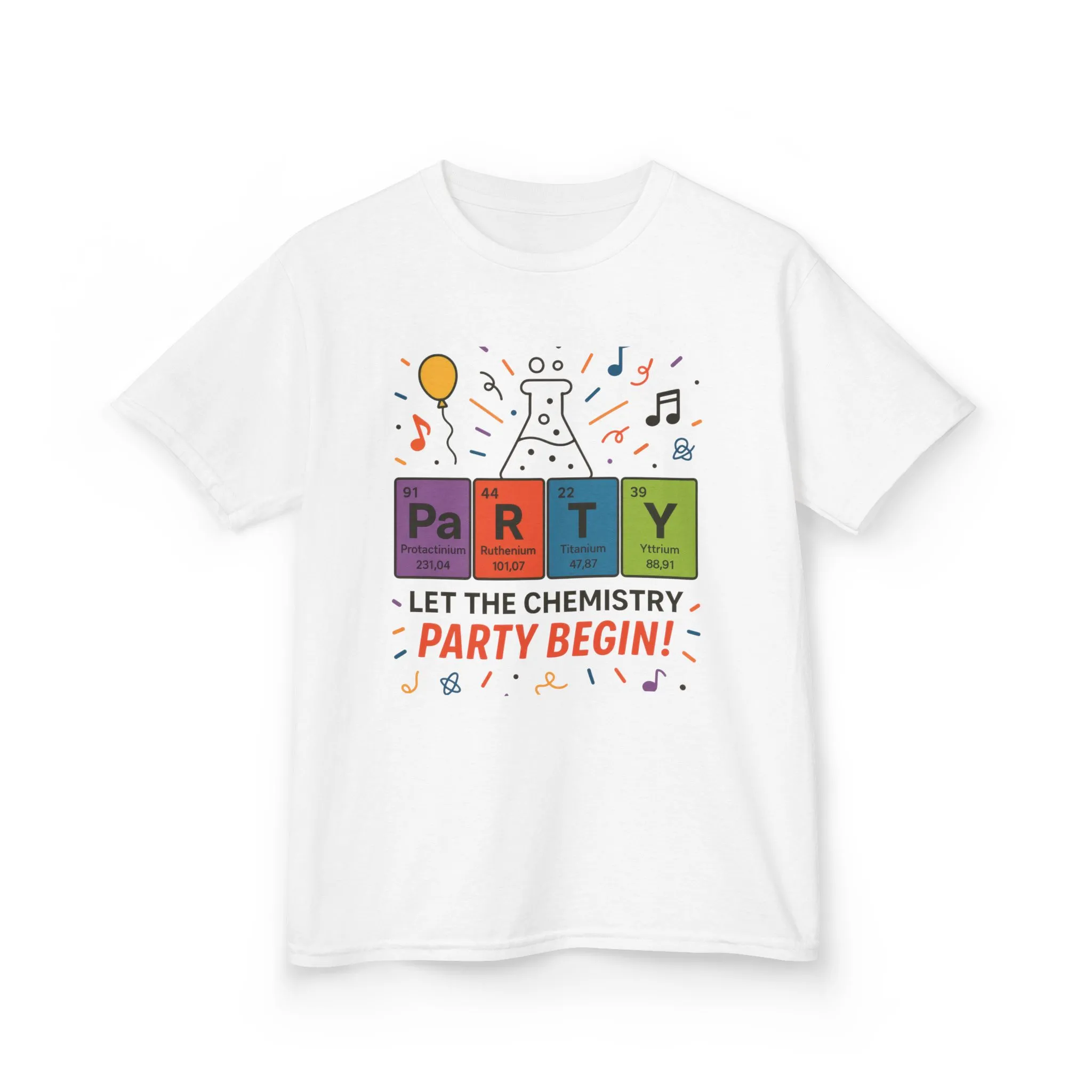 Kids' Chemistry Party T-Shirt, Periodic Table Tee, Funny Science Shirt for Boys & Girls, Science Tee, Unique Educational Apparel - Image 4