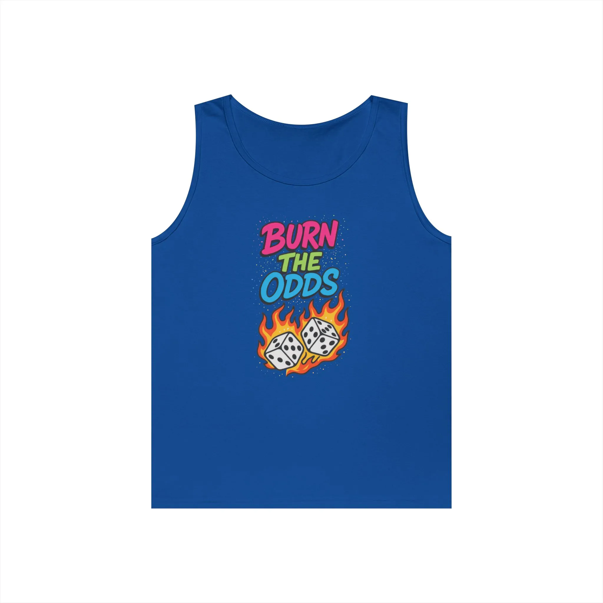Burn the Odds Tank Top, Casual Summer Wear, Gaming Gift, Dice Design Tee, Gift for Gamers, Funny Tank, Perfect for Parties - Image 16