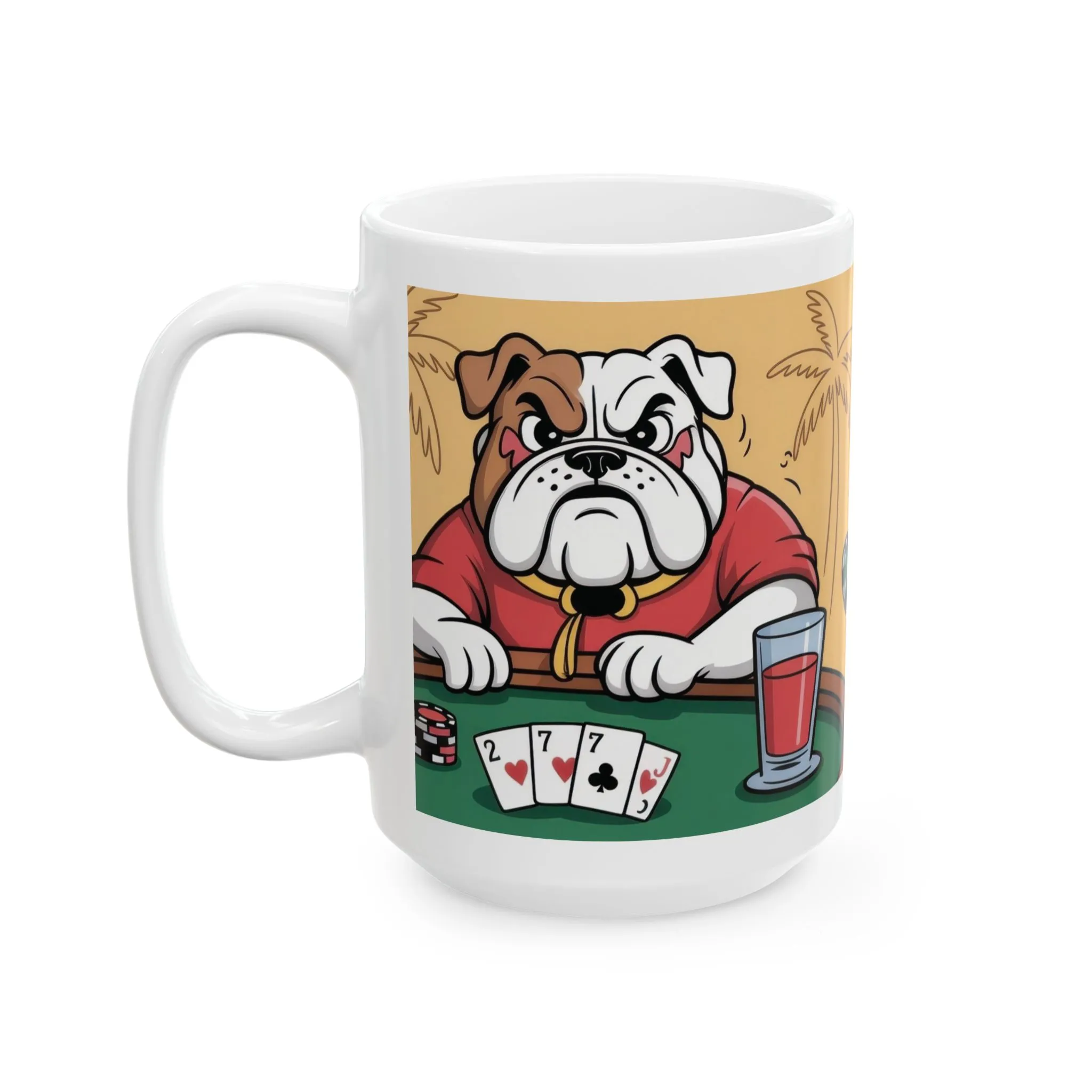 The Bluff Is Real Mug, Funny Poker Dog Coffee Cup, Gambling Gift, All In Poker Lover Humor, for Card Game Nights, Fun Gifts for Gamers - Image 10