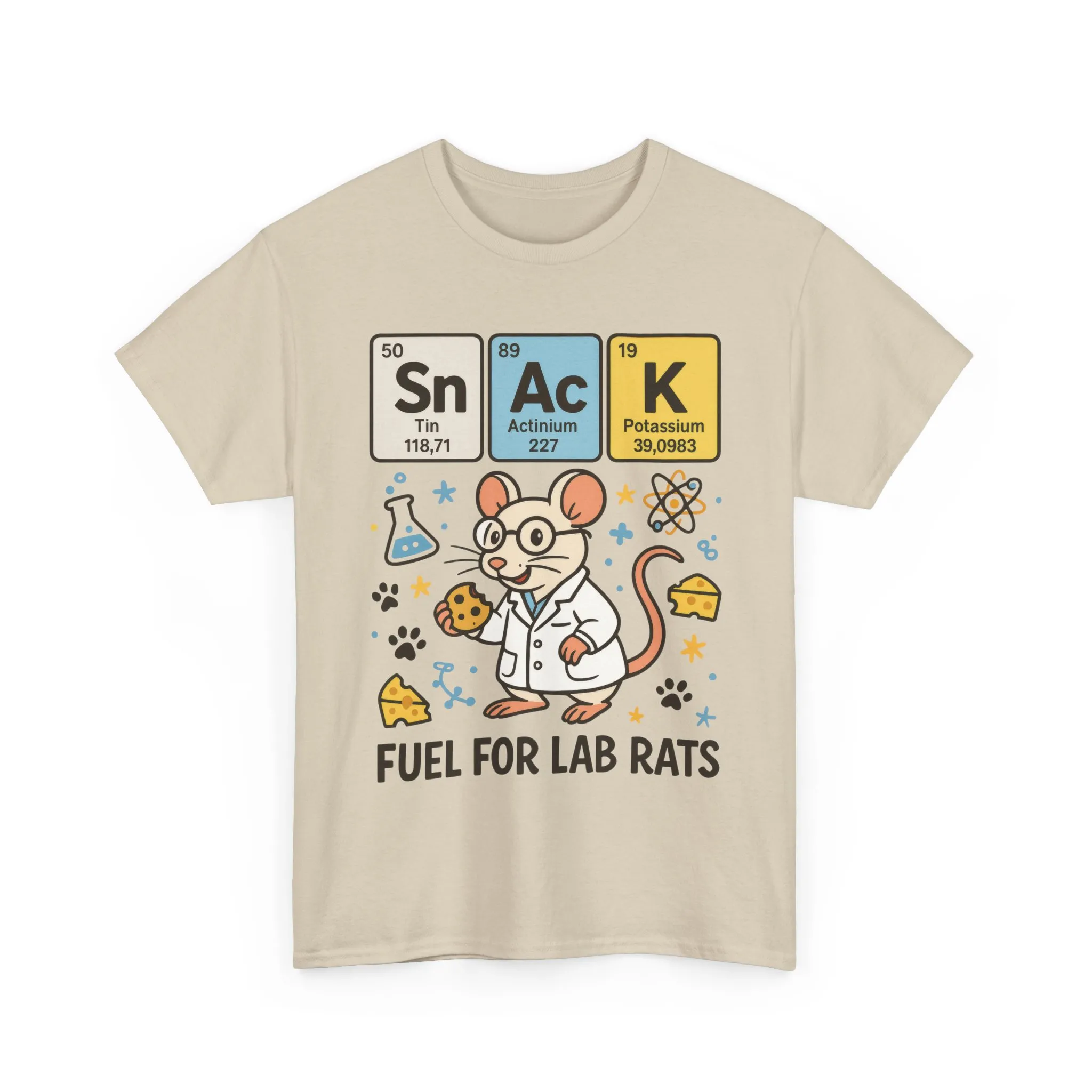 Funny Mens Science T-Shirt, Periodic Table Tee, Chemistry Humor Gift for Him, Gift for Lab Workers, Gifts for STEM Lovers, Quirky Science - Image 2