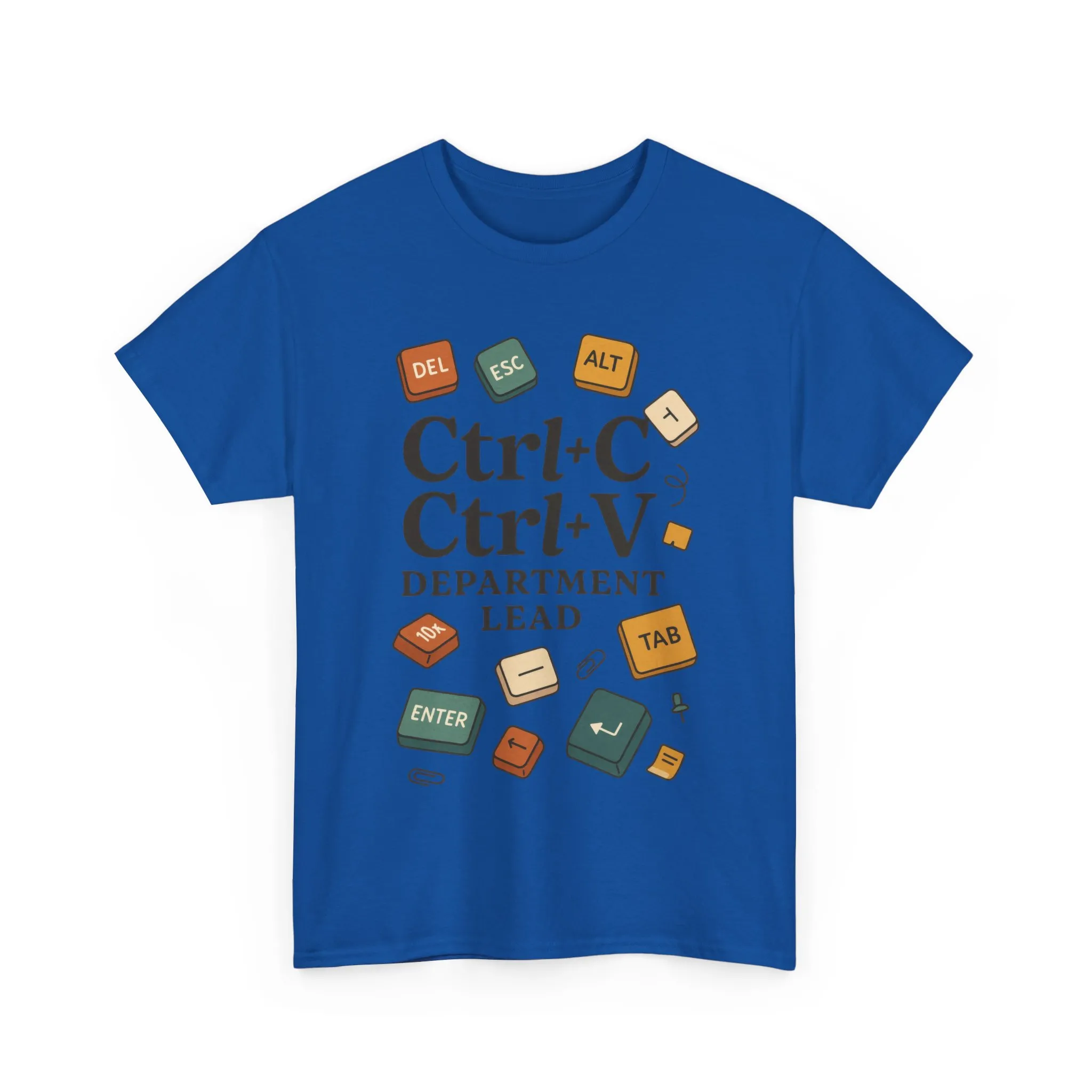 Funny Office T-Shirt, Ctrl+C Ctrl+V Department Lead Tee, Gift for Tech Lover, Creative Workwear, Programmer Apparel, Geeky Humor Shirt - Image 21