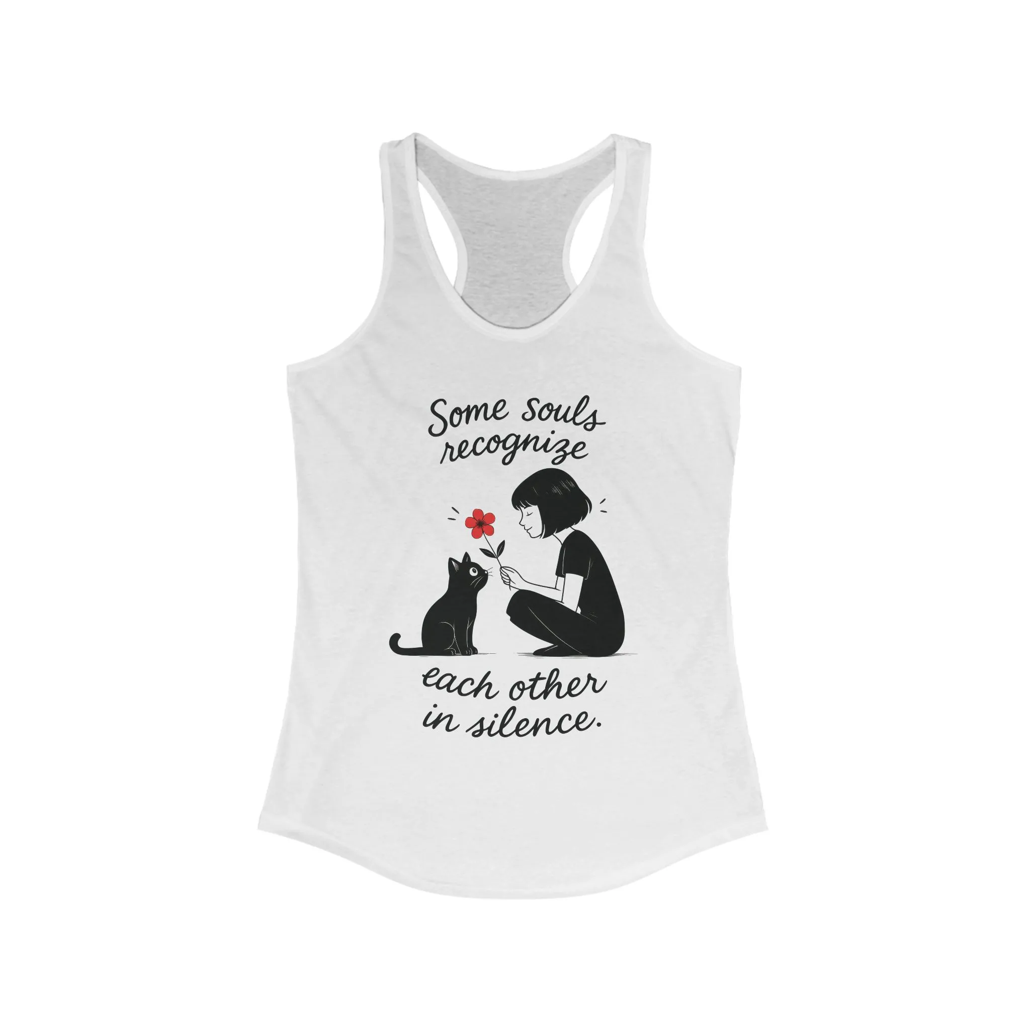 Soul Connection Women's Racerback Tank, Cat Lover Gift, Pet Memorial Shirt, Nature Lover Clothing, Inspirational Quote Top - Image 3