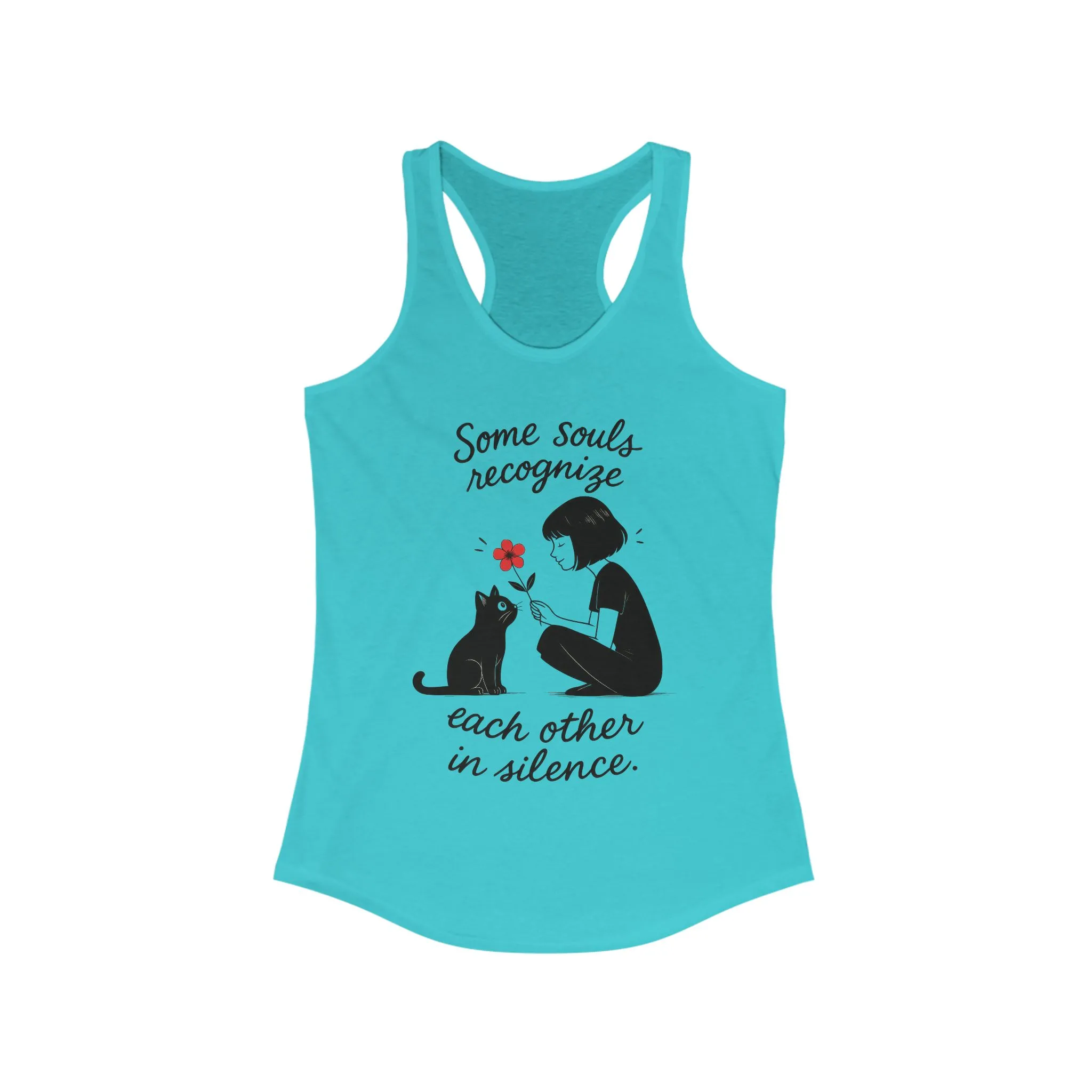 Soul Connection Women's Racerback Tank, Cat Lover Gift, Pet Memorial Shirt, Nature Lover Clothing, Inspirational Quote Top - Image 9