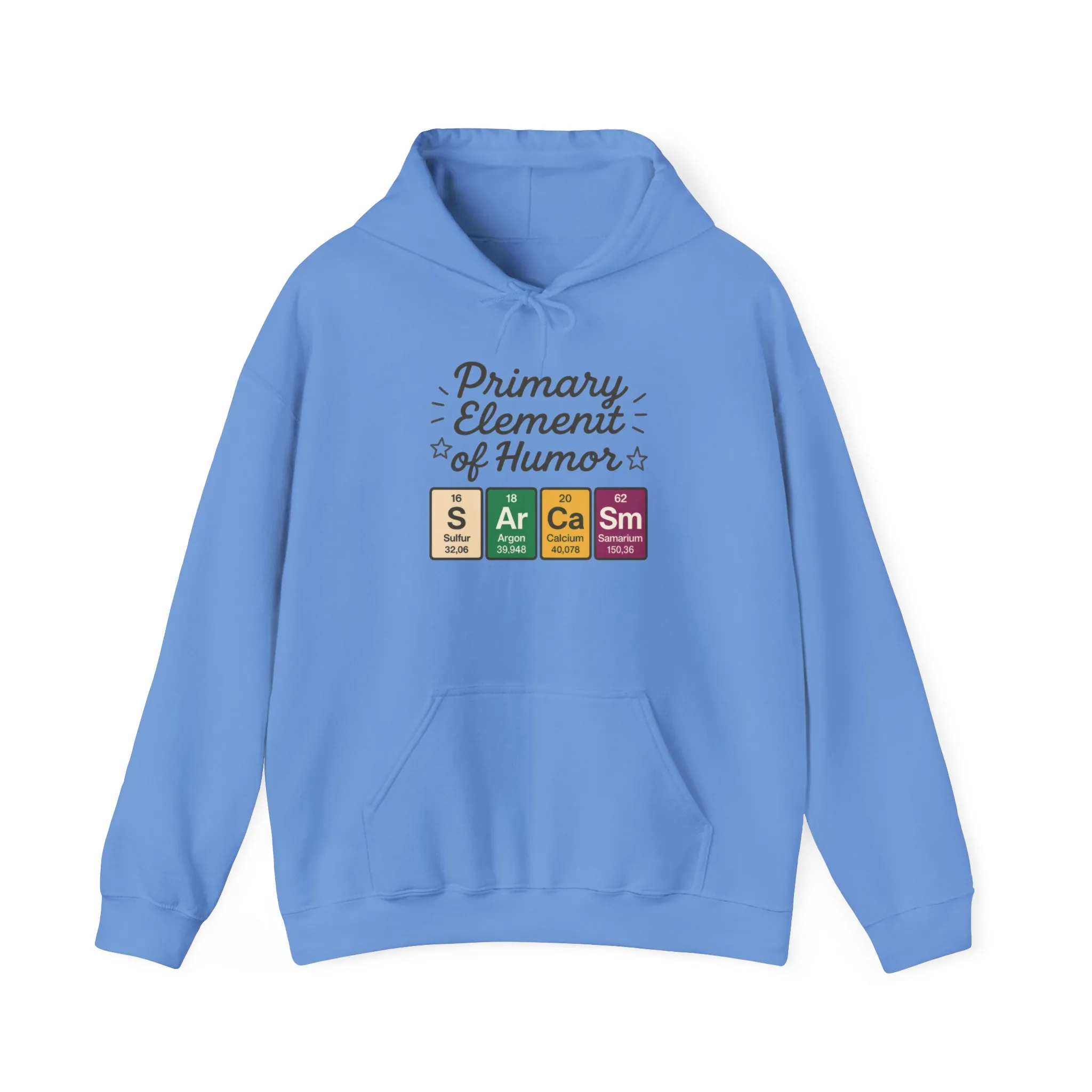 Sarcasm Hoodie for Men, Funny Nerd Hoodie, Primary Element of Humor Sweatshirt, Science Lover Gift for Him, Sarcastic Humor Apparel - Image 17