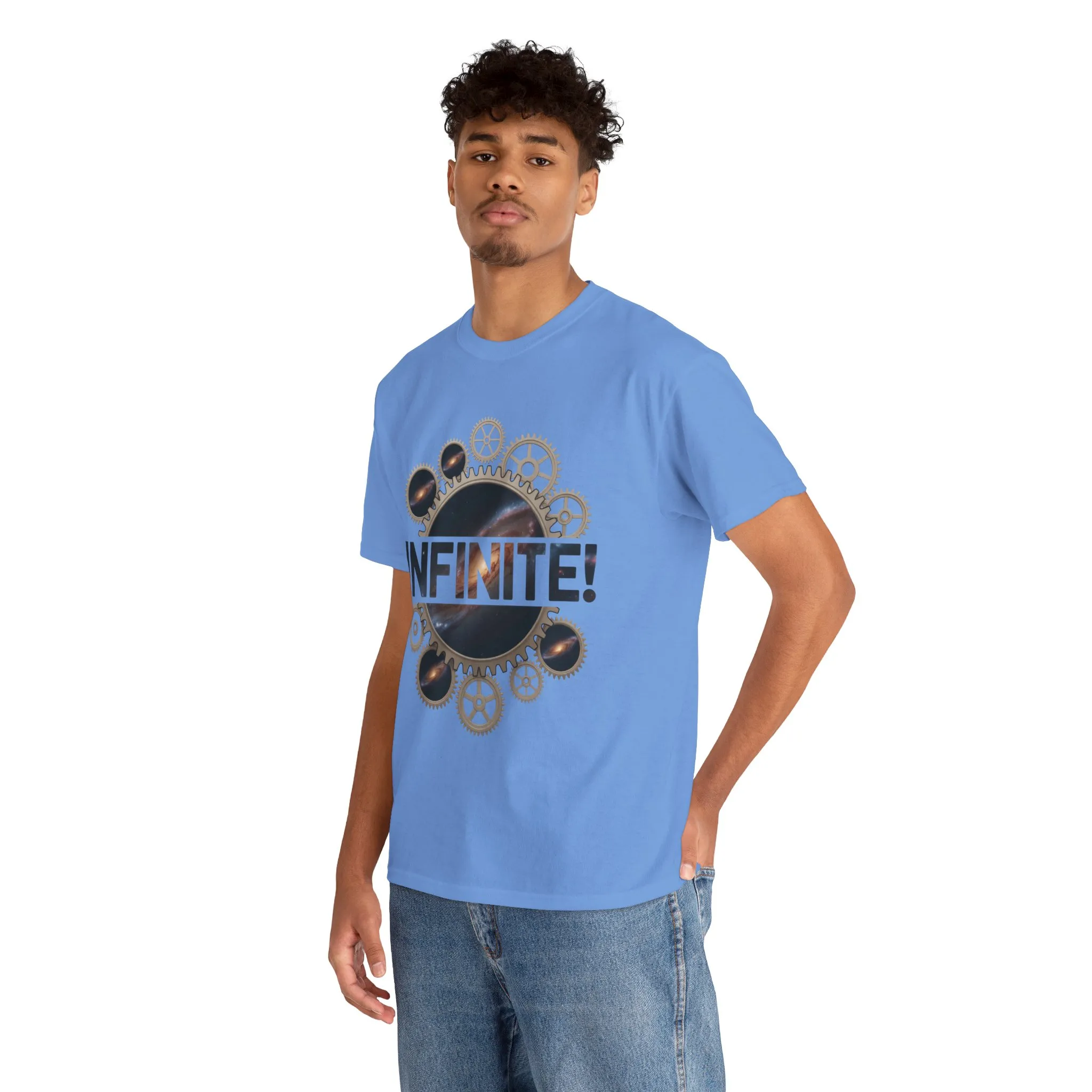 Steampunk Space Gears T-Shirt, Unisex Infinite Universe Graphic Tee, Cosmic Mechanical Design Tee for Sci-Fi & Engineering Lovers - Image 24
