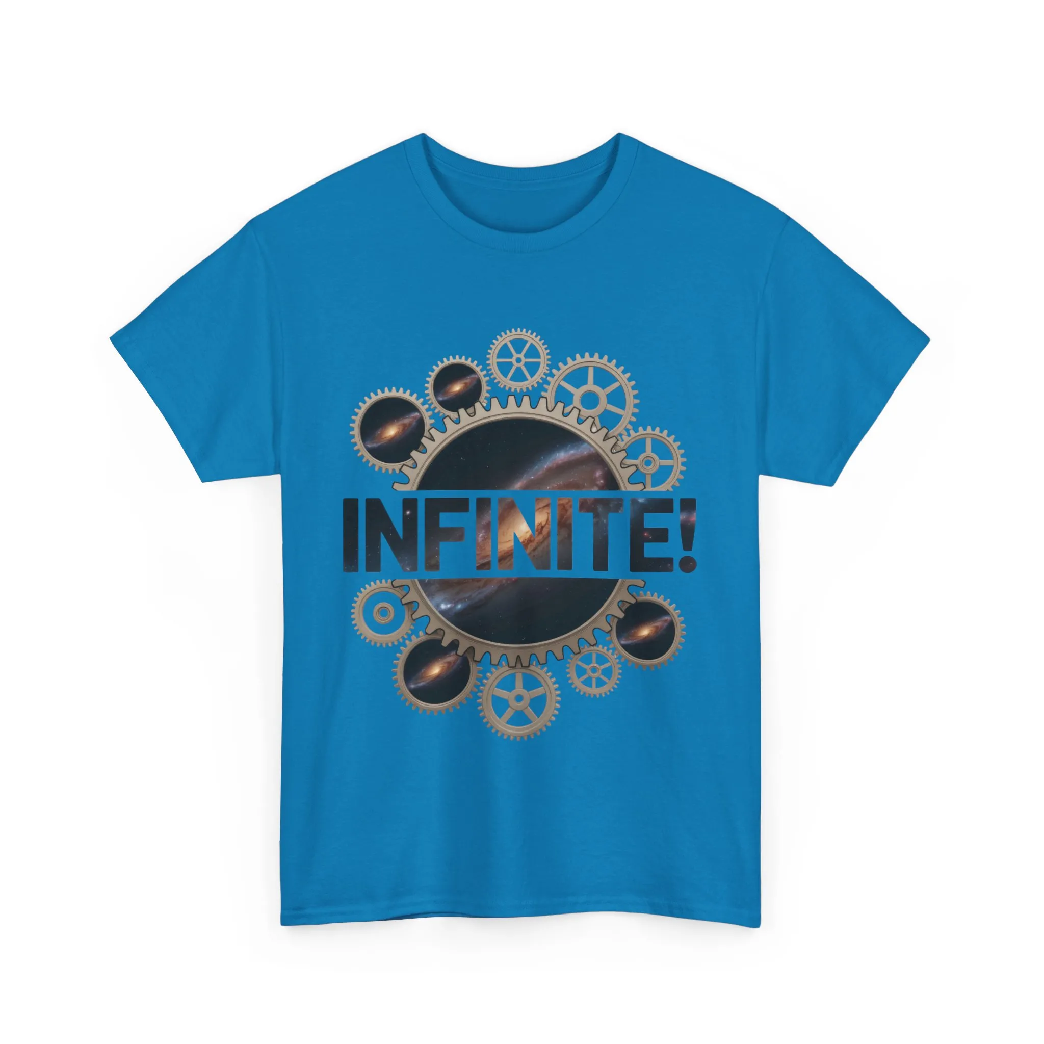 Steampunk Space Gears T-Shirt, Unisex Infinite Universe Graphic Tee, Cosmic Mechanical Design Tee for Sci-Fi & Engineering Lovers - Image 25
