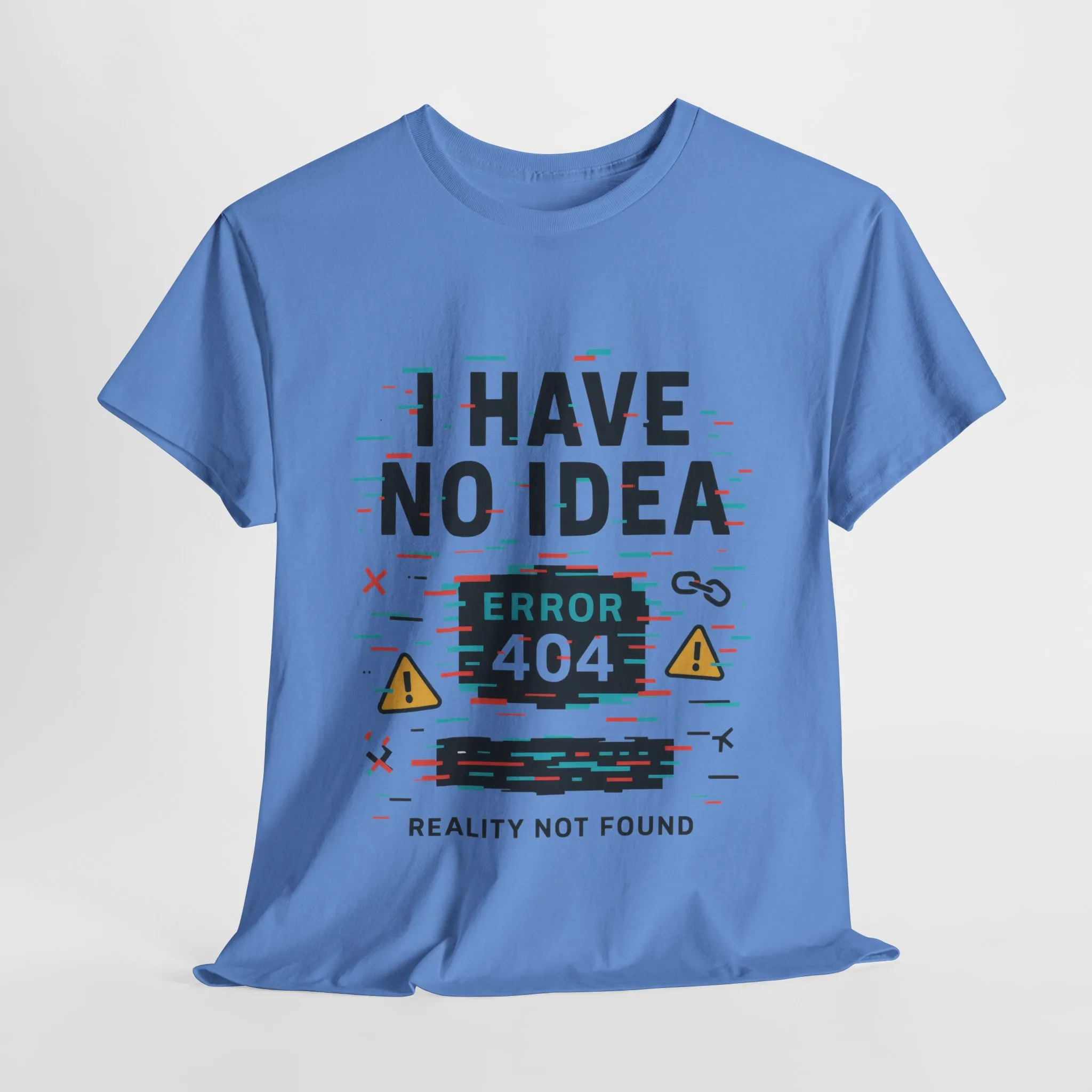 Funny Error 404 Unisex Heavy Cotton Tee, Graphic Tee, Humor Shirt, Gift for Tech Lovers, Casual Wear, Unique T-Shirt - Image 11