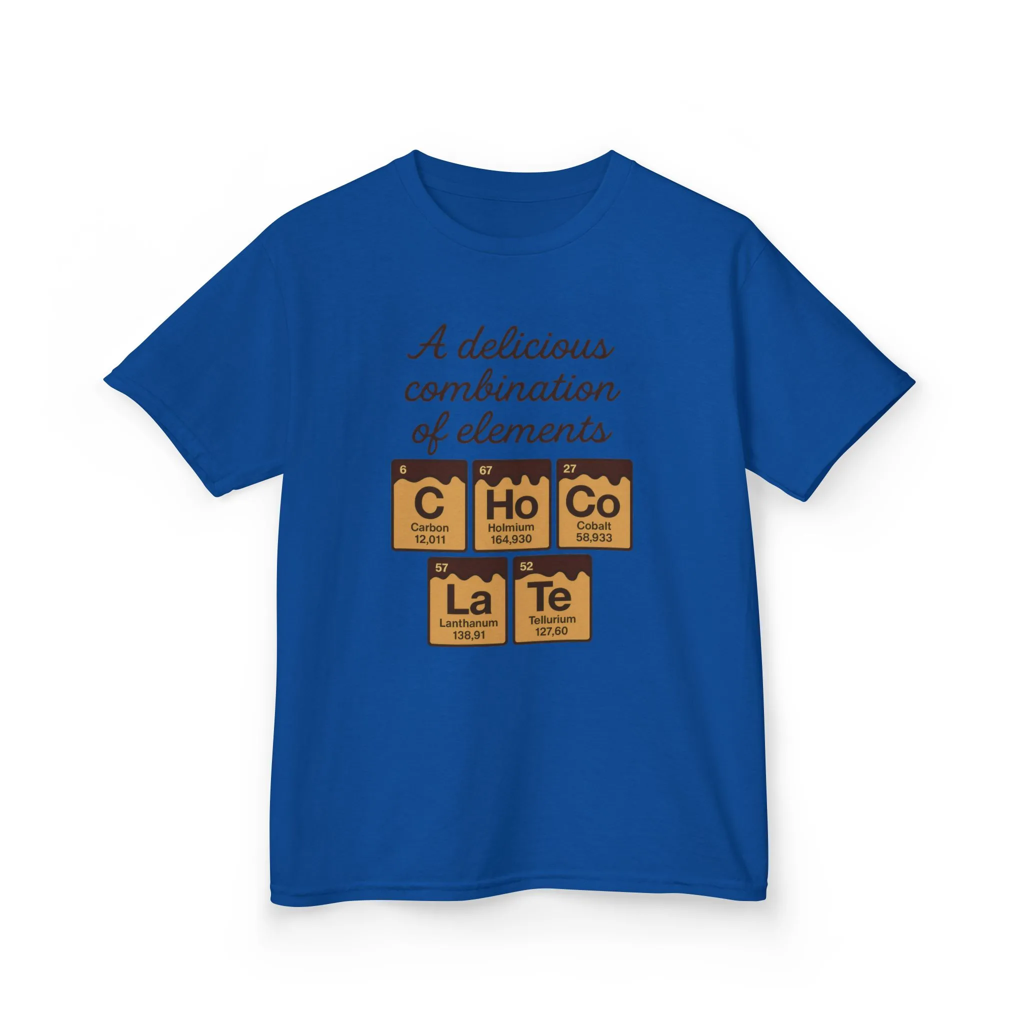 Funny Chocolate Science Young Girl T-Shirt, Choco-LaTe Element Shirt, Sweet Science Gift, Children's Gift, Birthday Party - Image 11