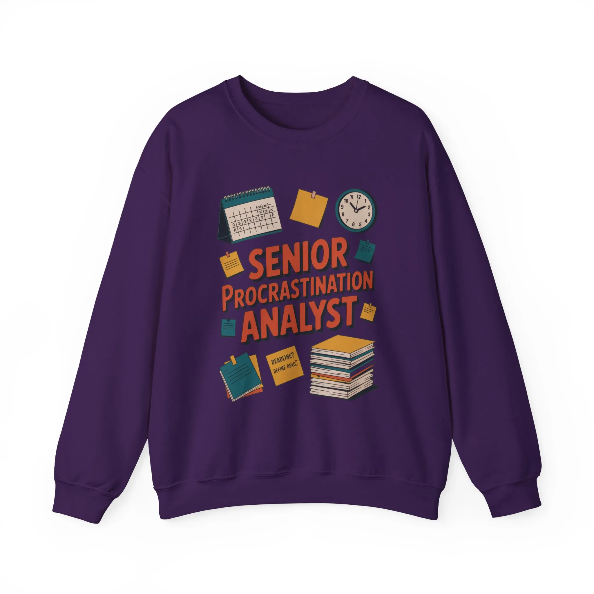 Senior Procrastination Analyst Sweatshirt, Gift for Graduates, Office Humor Apparel, Meme Sweatshirt, Casual Wear, Motivation Humor Apparel - Image 42
