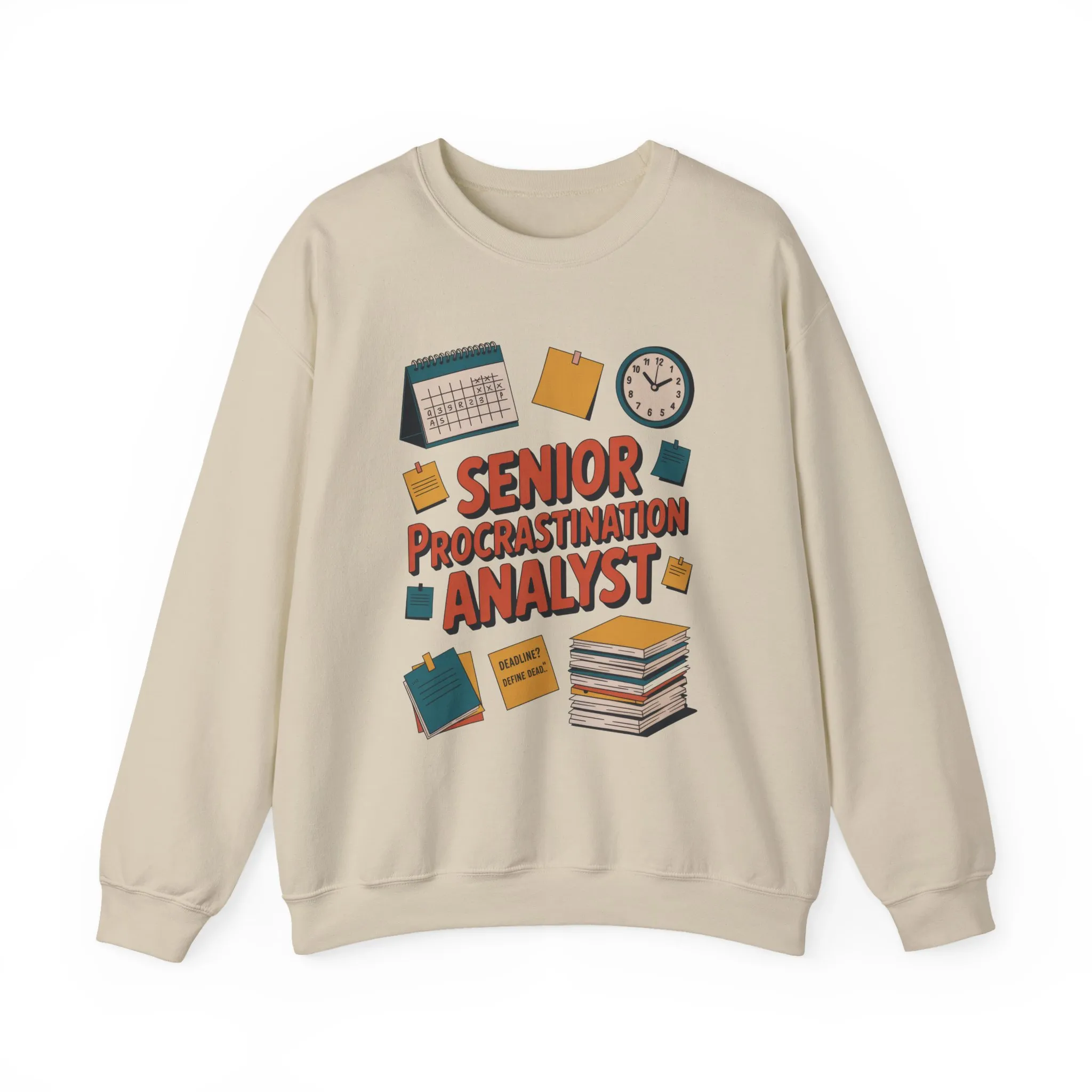Senior Procrastination Analyst Sweatshirt, Gift for Graduates, Office Humor Apparel, Meme Sweatshirt, Casual Wear, Motivation Humor Apparel - Image 14