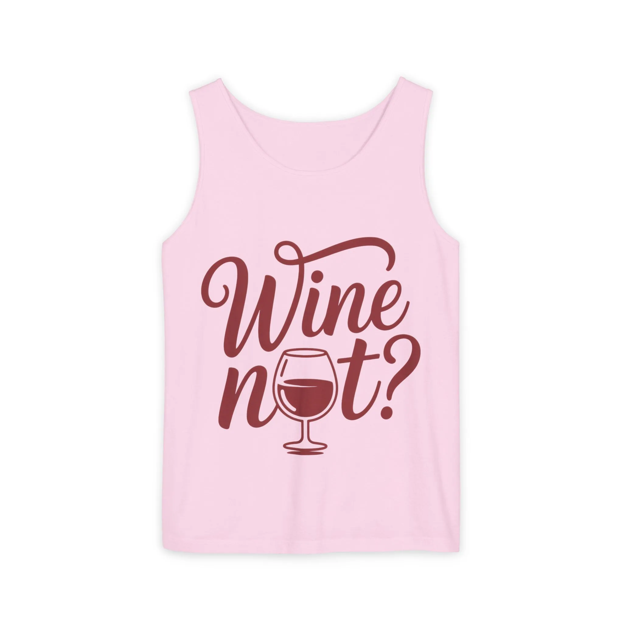 Unisex Garment Tank Top, Wine Not? Tank Top - Perfect for Summer Parties, Wine Lovers, Gifts, Casual Wear, or Vacations - Image 32