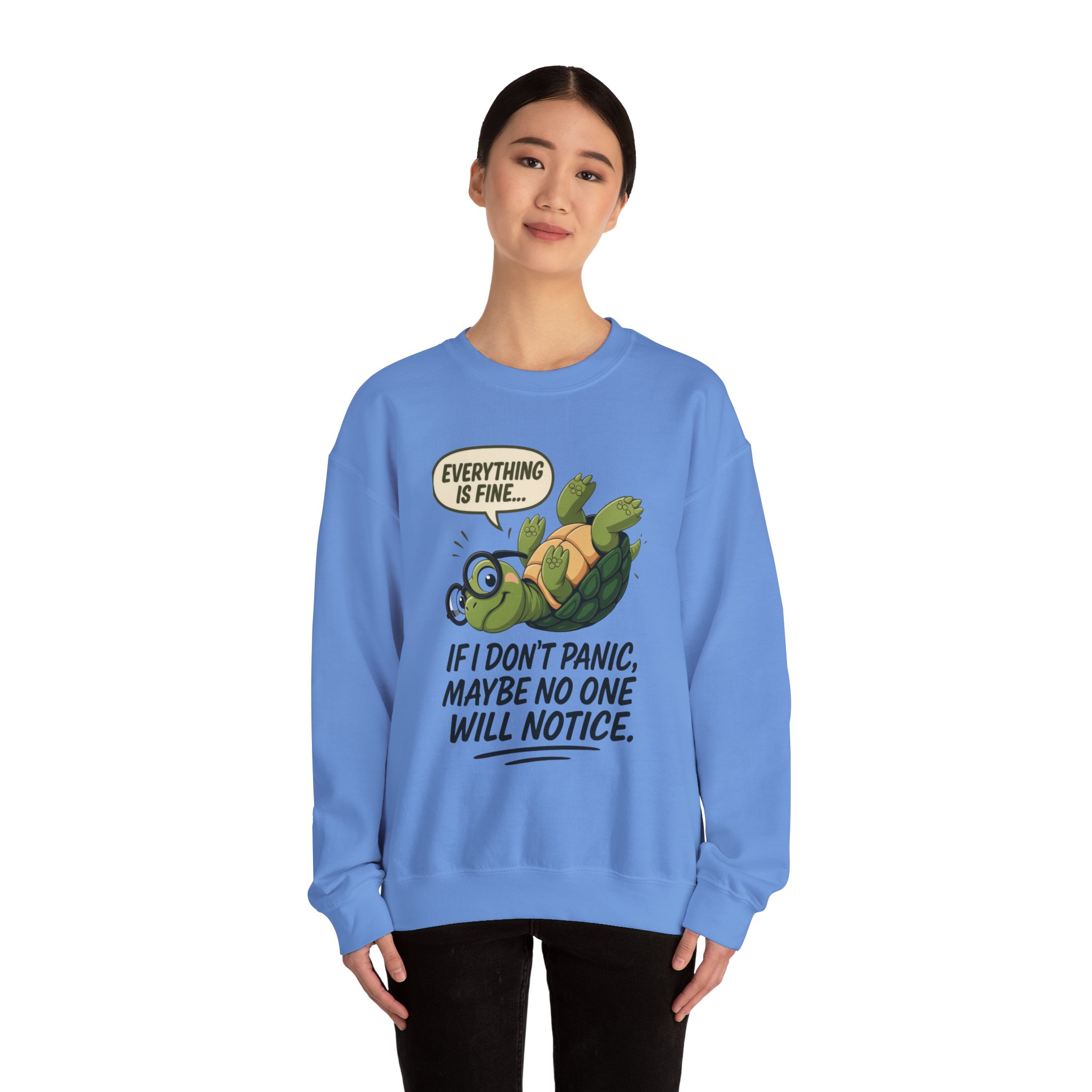 Casual Humor Unisex Sweatshirt, Perfect Gift for Anxiety Relief, Social Anxiety Joke, Quirky Graphic Sweatshirt, Introvert Humor Gift - Image 45
