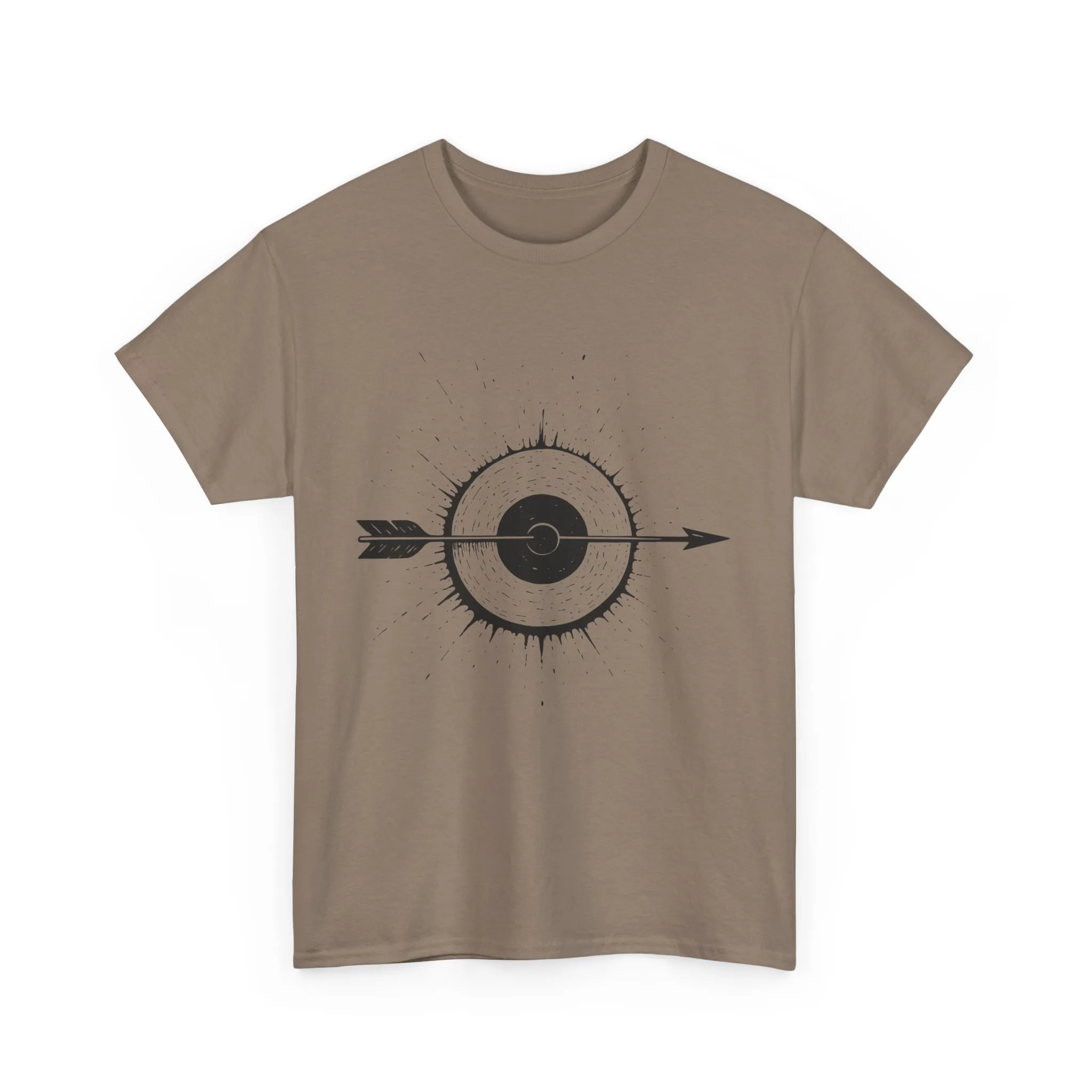 Artistic Arrow Graphic Unisex Cotton Tee, Motivational Shirt, Casual Wear, Gift for Him/Her, Trendy Fashion - Image 13