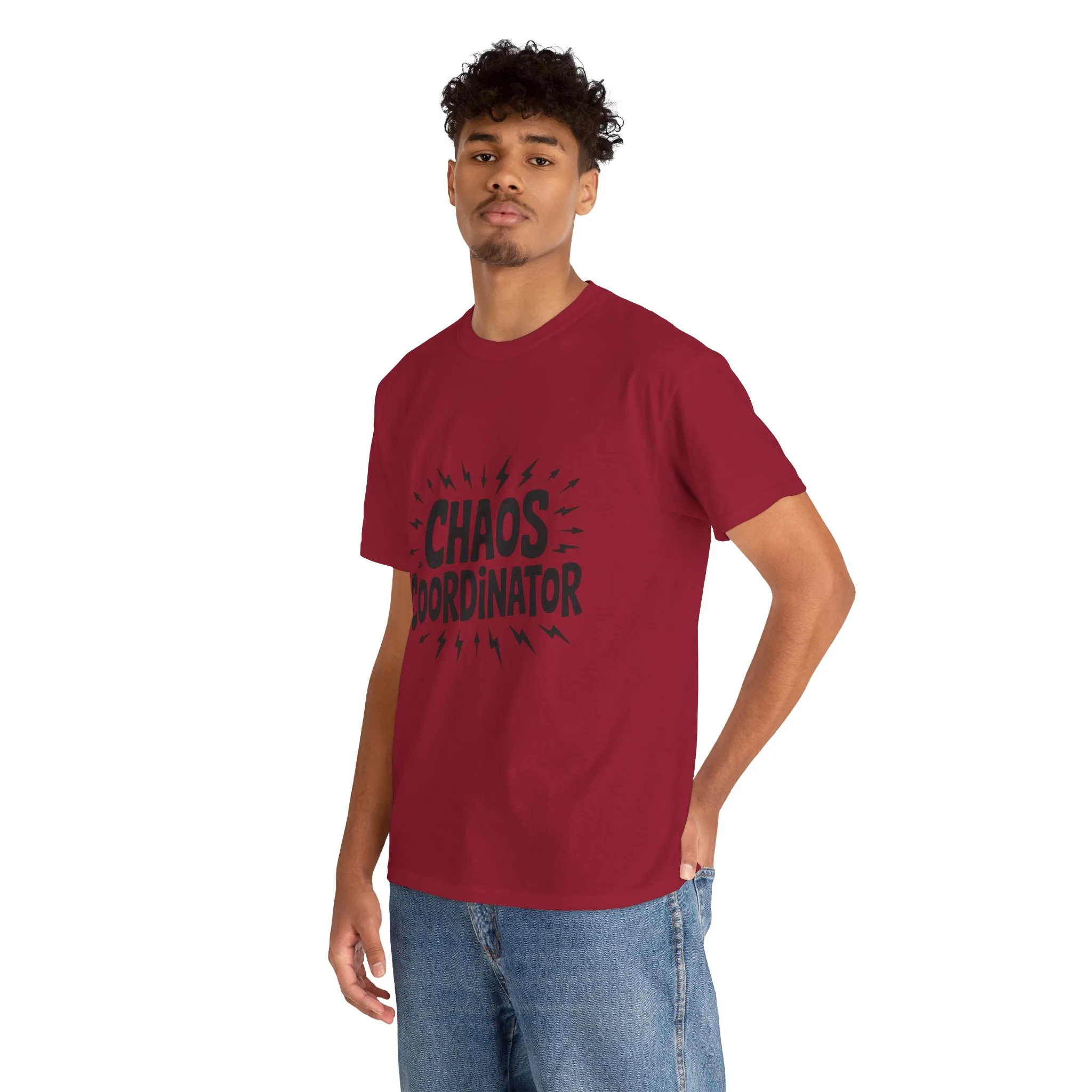 Chaos Coordinator Heavy Cotton Men's Tee, Fun T-Shirt, Gift for Organizers, Humor Tee, Men's Casual Wear - Image 36