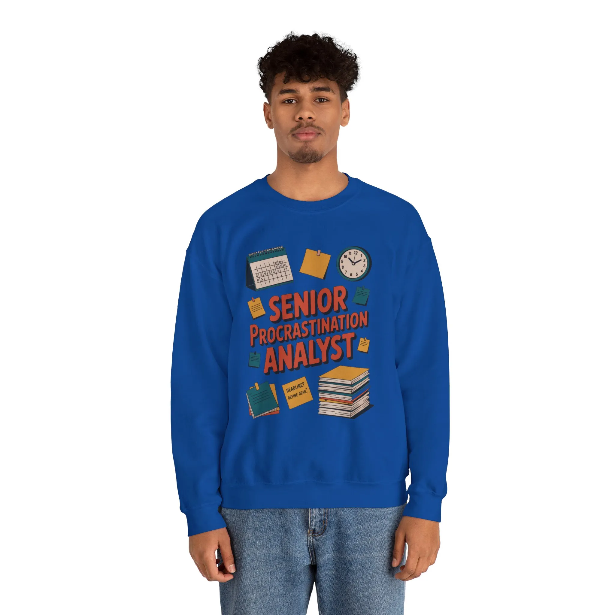 Senior Procrastination Analyst Sweatshirt, Gift for Graduates, Office Humor Apparel, Meme Sweatshirt, Casual Wear, Motivation Humor Apparel - Image 40