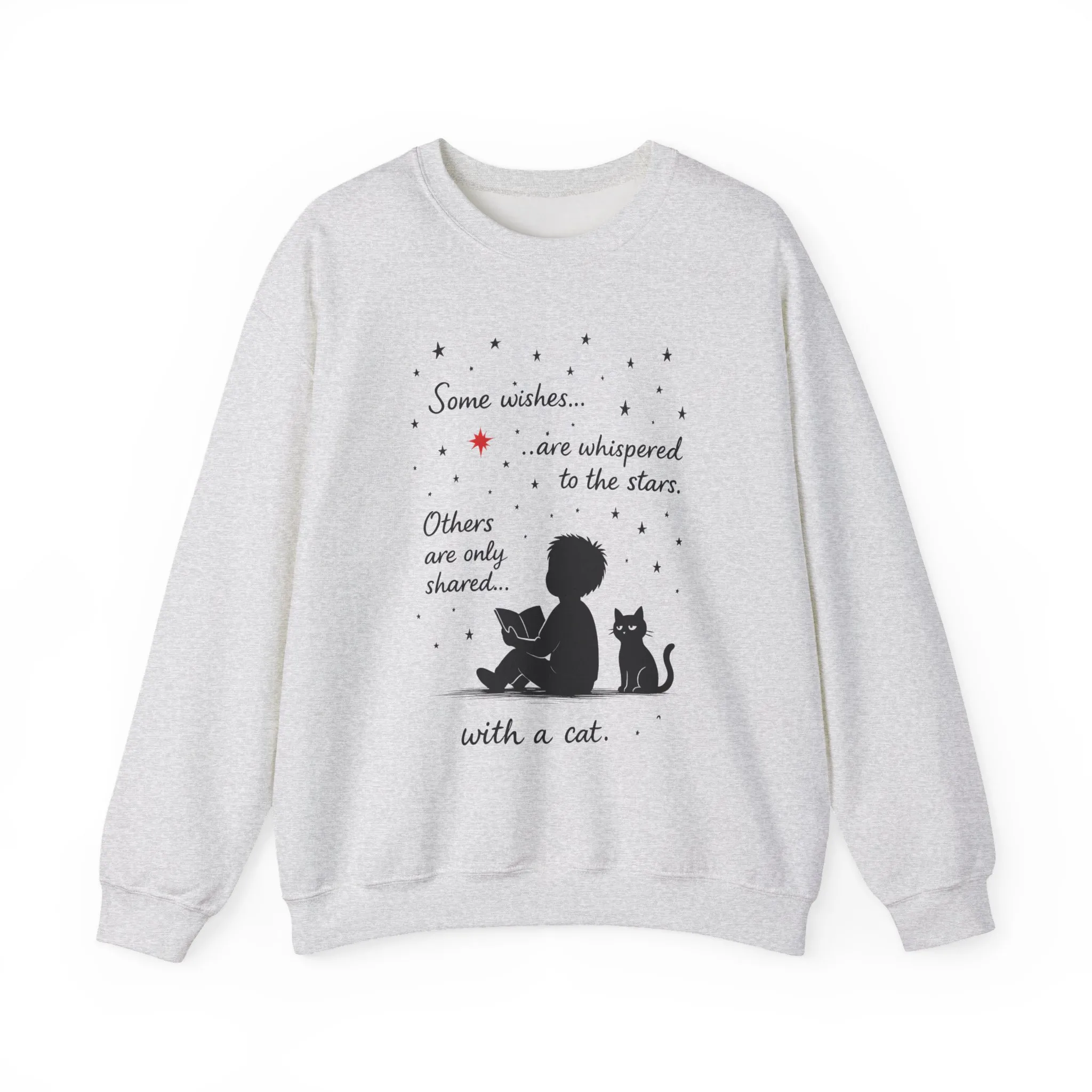 Cozy Cat-Inspired Crewneck Sweatshirt - Literary Lover Gift, Womens Layer, Cat Enthusiast Apparel, Thoughtful Gift for Cozy Nights - Image 7