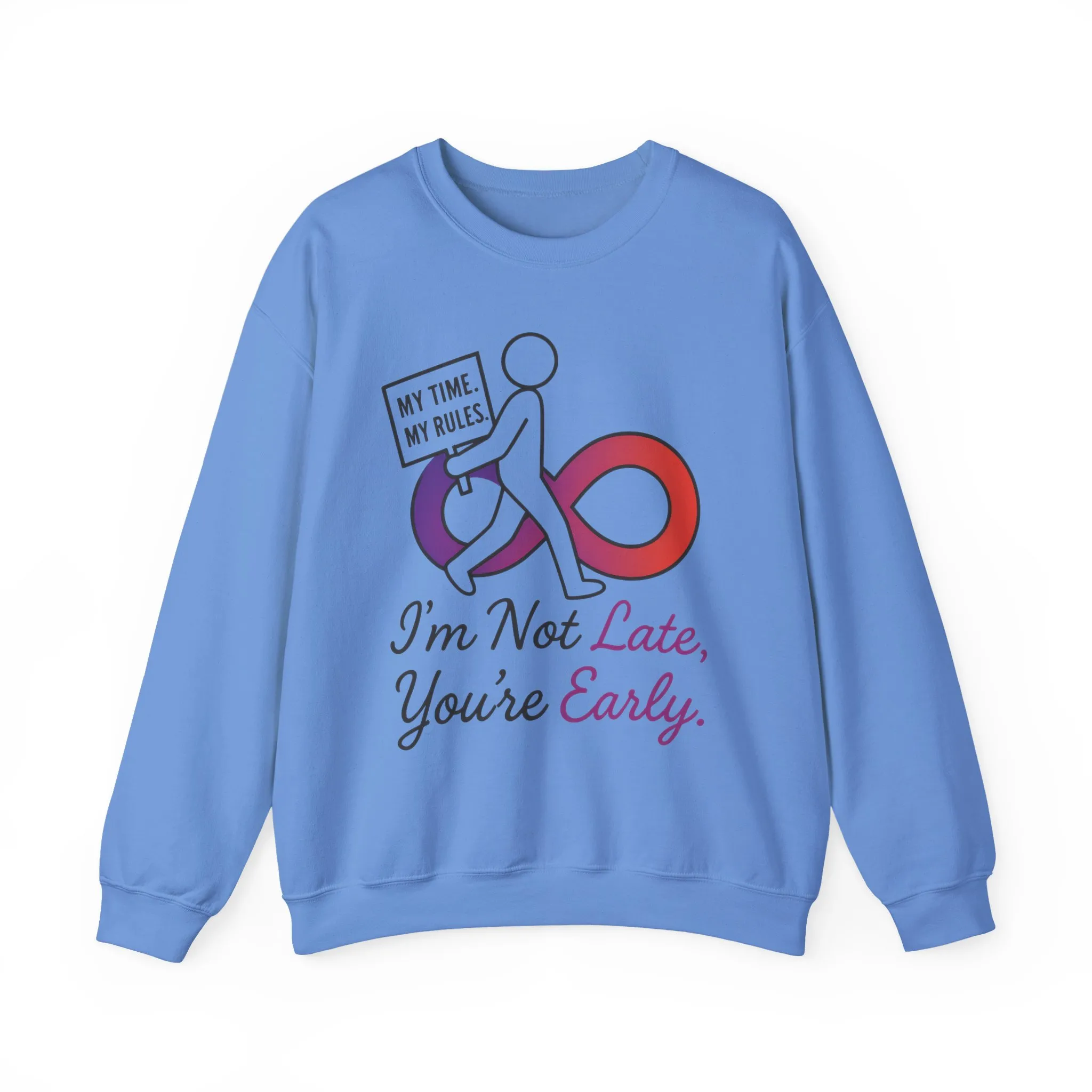 My Time, My Rules Funny Crewneck Sweatshirt, Womens Pullover, Gift for Her, Birthdays, Humor Clothing, Casual Style - Image 16