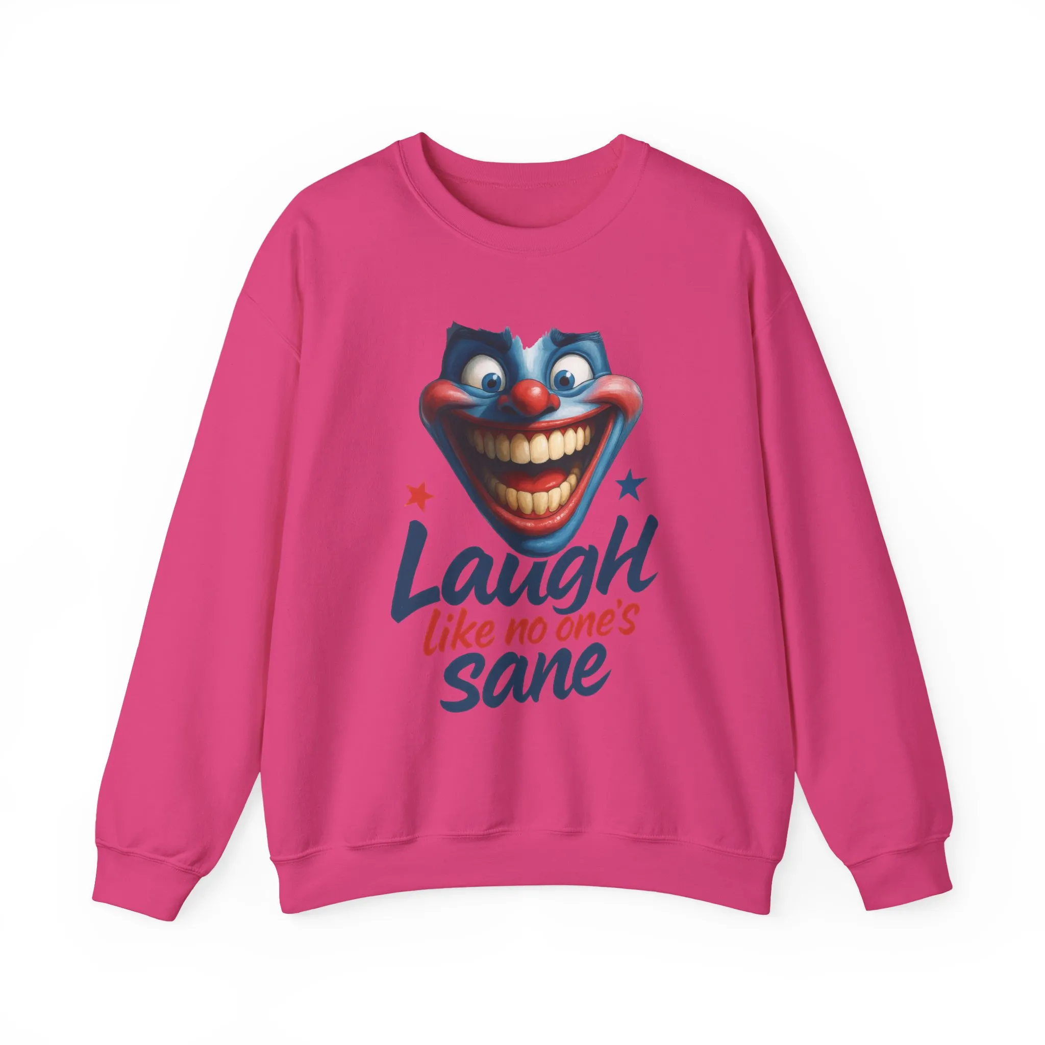Funny Sweatshirt with 'Laugh Like No One's Sane' Design, Unisex Crewneck, Cozy Gift for Friends, Humor Apparel, Comfy Casual Wear - Image 37
