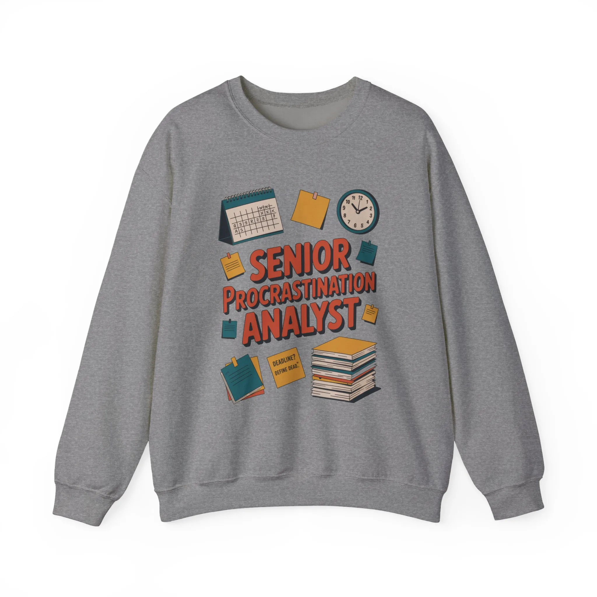 Senior Procrastination Analyst Sweatshirt, Gift for Graduates, Office Humor Apparel, Meme Sweatshirt, Casual Wear, Motivation Humor Apparel - Image 18