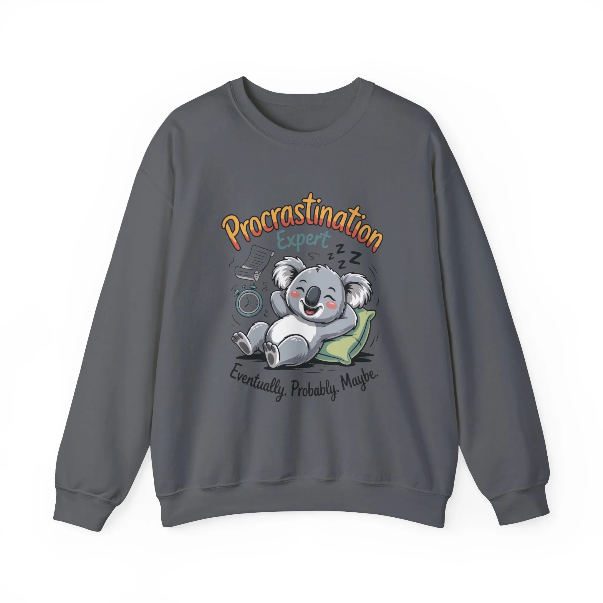 Procrastination Expert Sweatshirt, Funny Crewneck, Cozy Gift for Students, Lazy Day Apparel, Womens Sweatshirt for Relaxation - Image 19