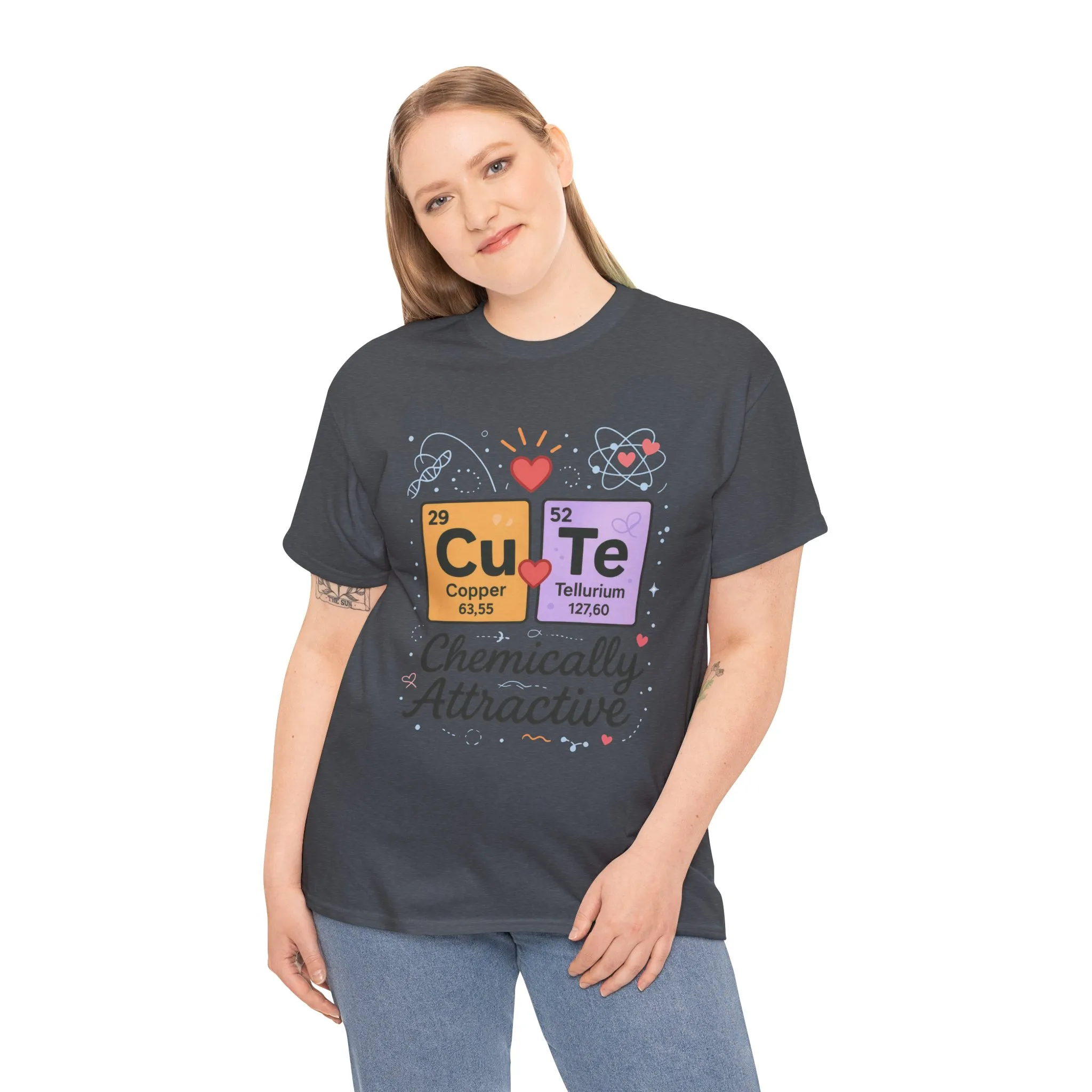 Cute Science T-Shirt for Women, Chemically Attractive Periodic Table Tee, Funny Nerdy Gift for Her, Chemistry Lover Gift, Science Apparel - Image 29