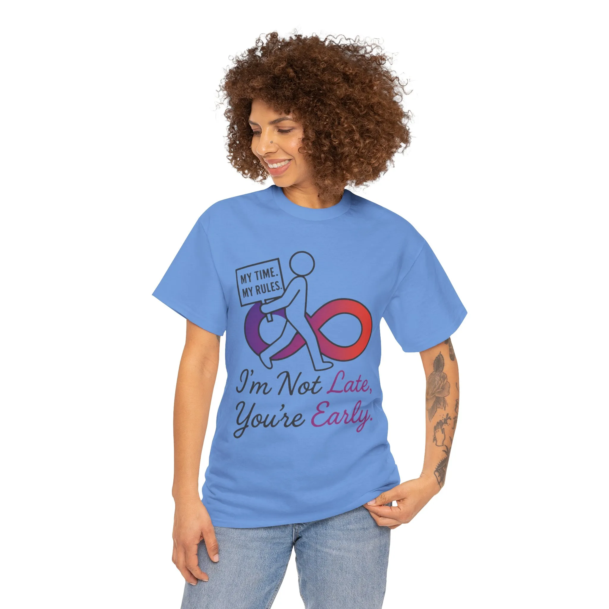 My Time My Rules Women's Heavy Cotton Tee, Funny T-Shirt, Casual Wear, women empowerment tee, confident woman shirt, self love t shirt - Image 26