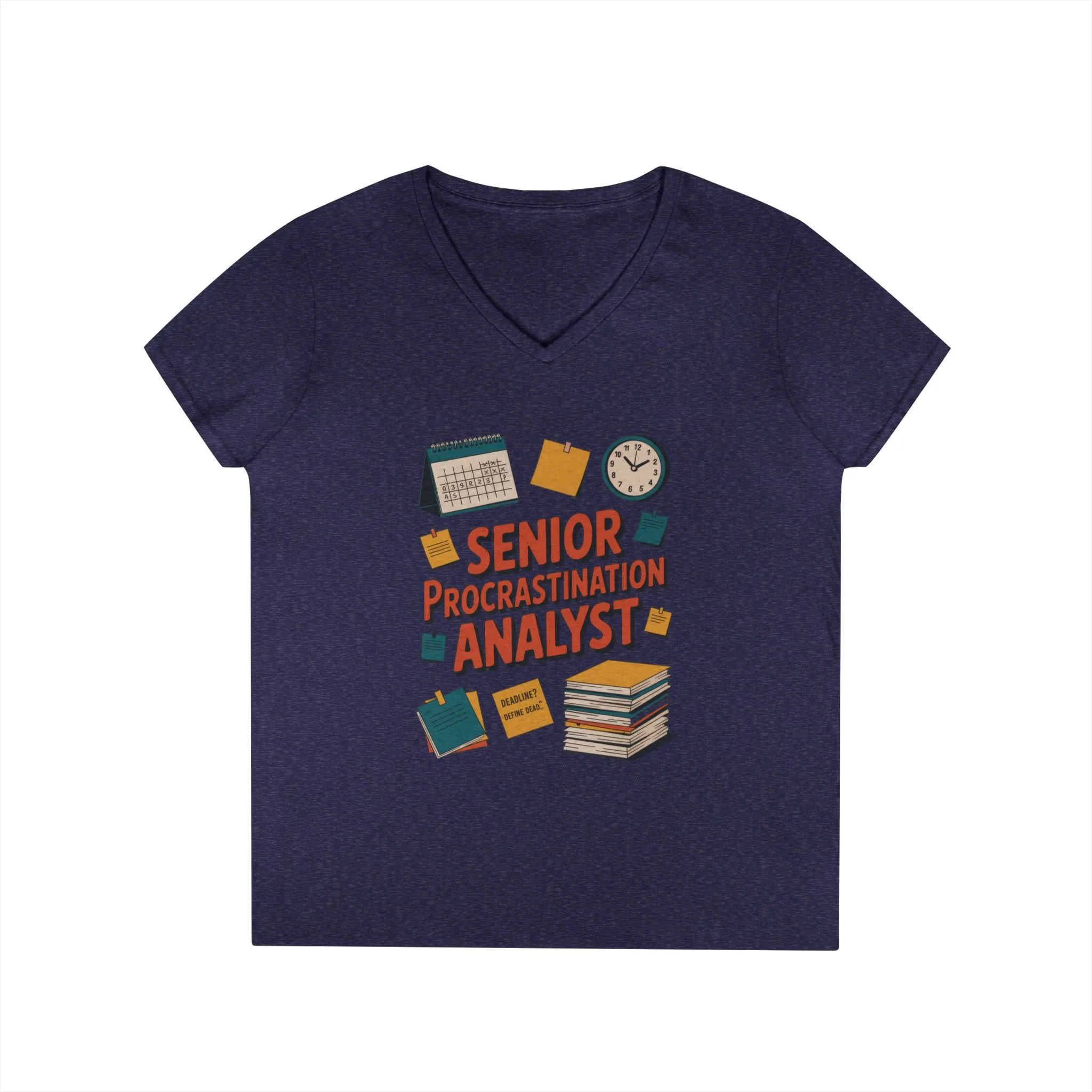 Senior Procrastination Analyst T-Shirt, Fun Gift for Students, Teachers, Graduates, Back to School, Relaxed Vibes, Office Humor Apparel - Image 16