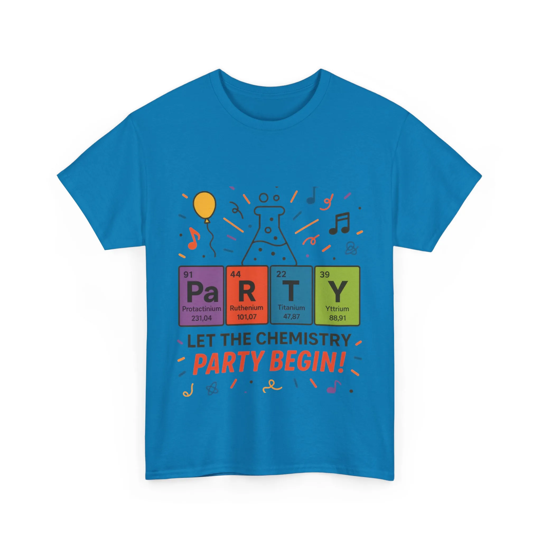 Funny Chemistry Party T-Shirt, Periodic Table PaRTY Tee, Unisex Science Humor Shirt, Gift for Chemistry Teacher,Science Tee, Nerdy Pun Shirt - Image 15