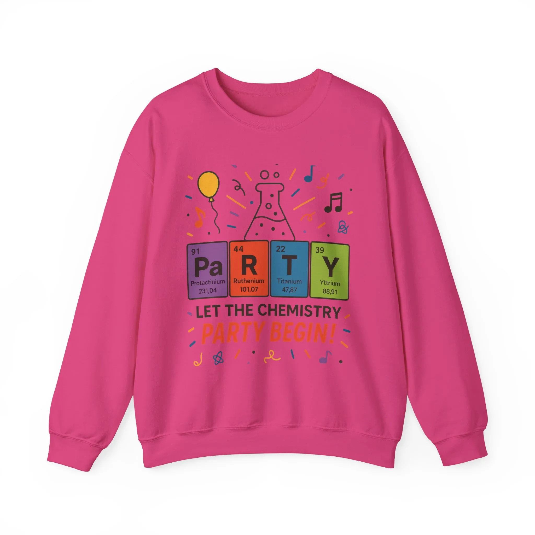 Party Chemistry Crewneck Sweatshirt, Chemistry Sweatshirt, Science Gift, Cute Crew Neck, Birthday Sweatshirt, Unisex Pullover - Image 36