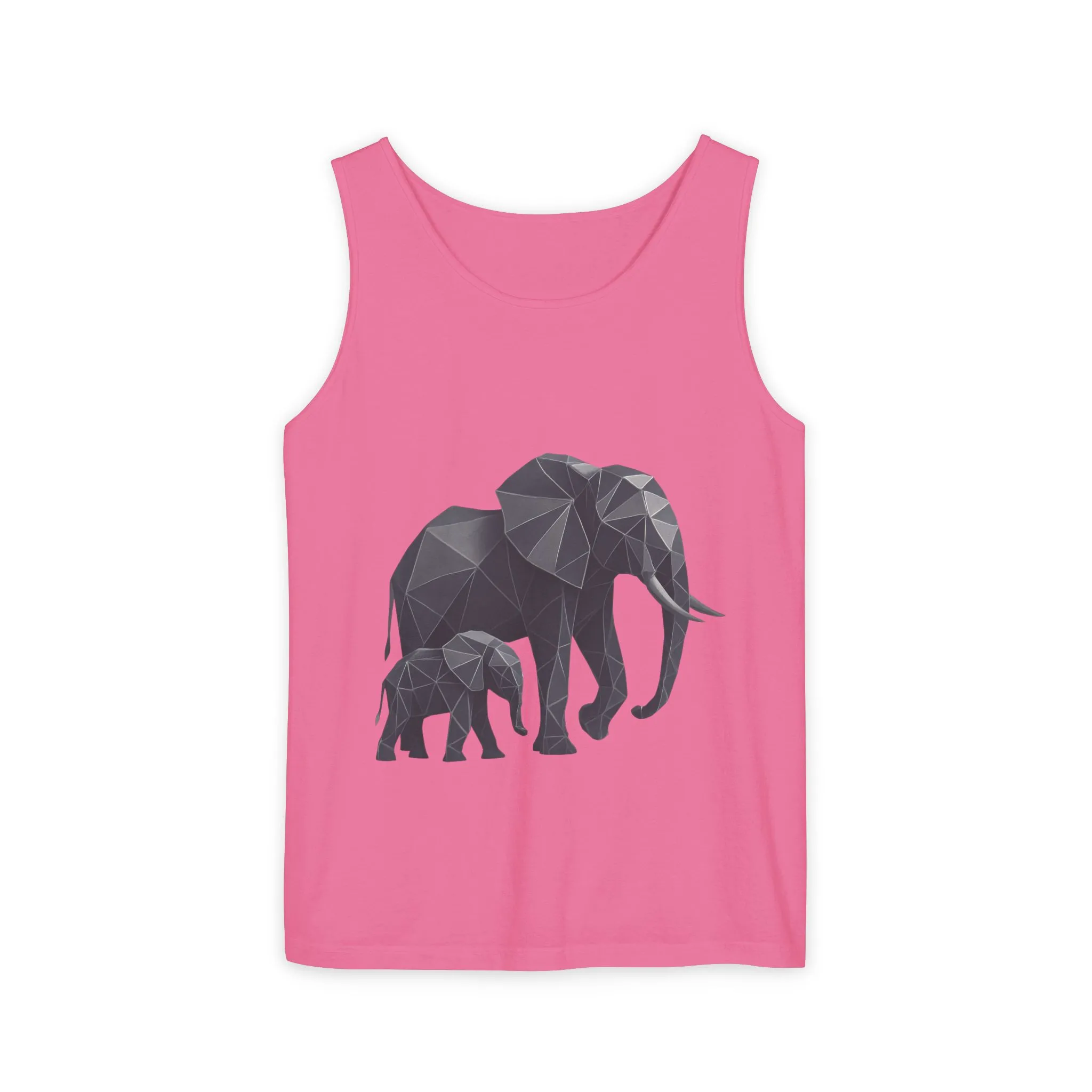 Elephant Family Unisex Tank Top, Animal Lover Gift, Casual Wear, Summer Essentials, Eco-Friendly Apparel, Wildlife Shirt - Image 27