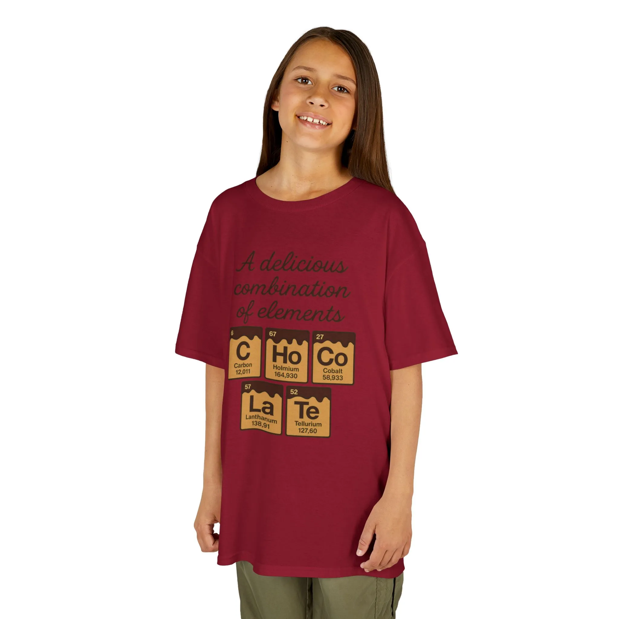 Funny Chocolate Science Young Girl T-Shirt, Choco-LaTe Element Shirt, Sweet Science Gift, Children's Gift, Birthday Party - Image 16