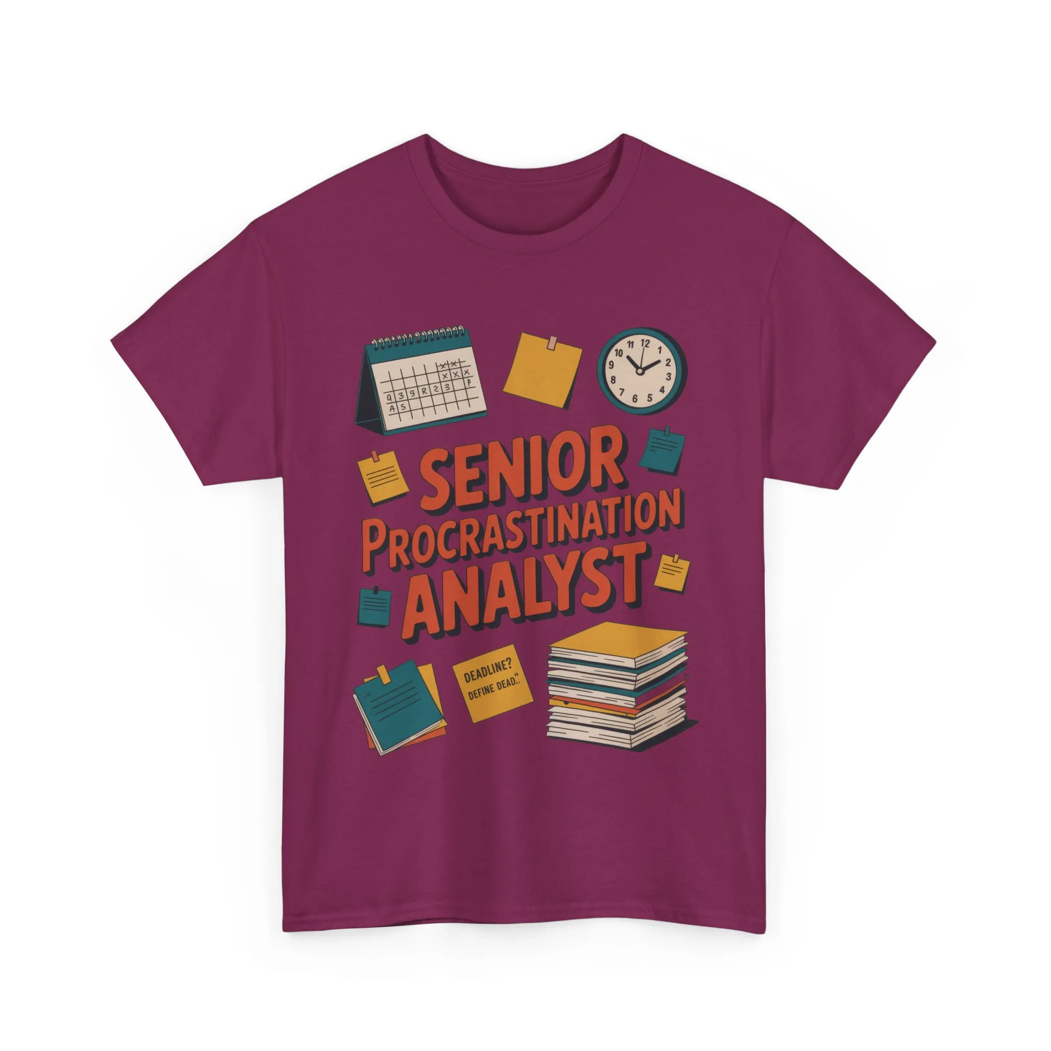 Senior Procrastination Analyst Tee, Funny Office Shirt, Gift for Graduates, Motivation T-Shirt, Humor Apparel, Job Humor Clothing - Image 27