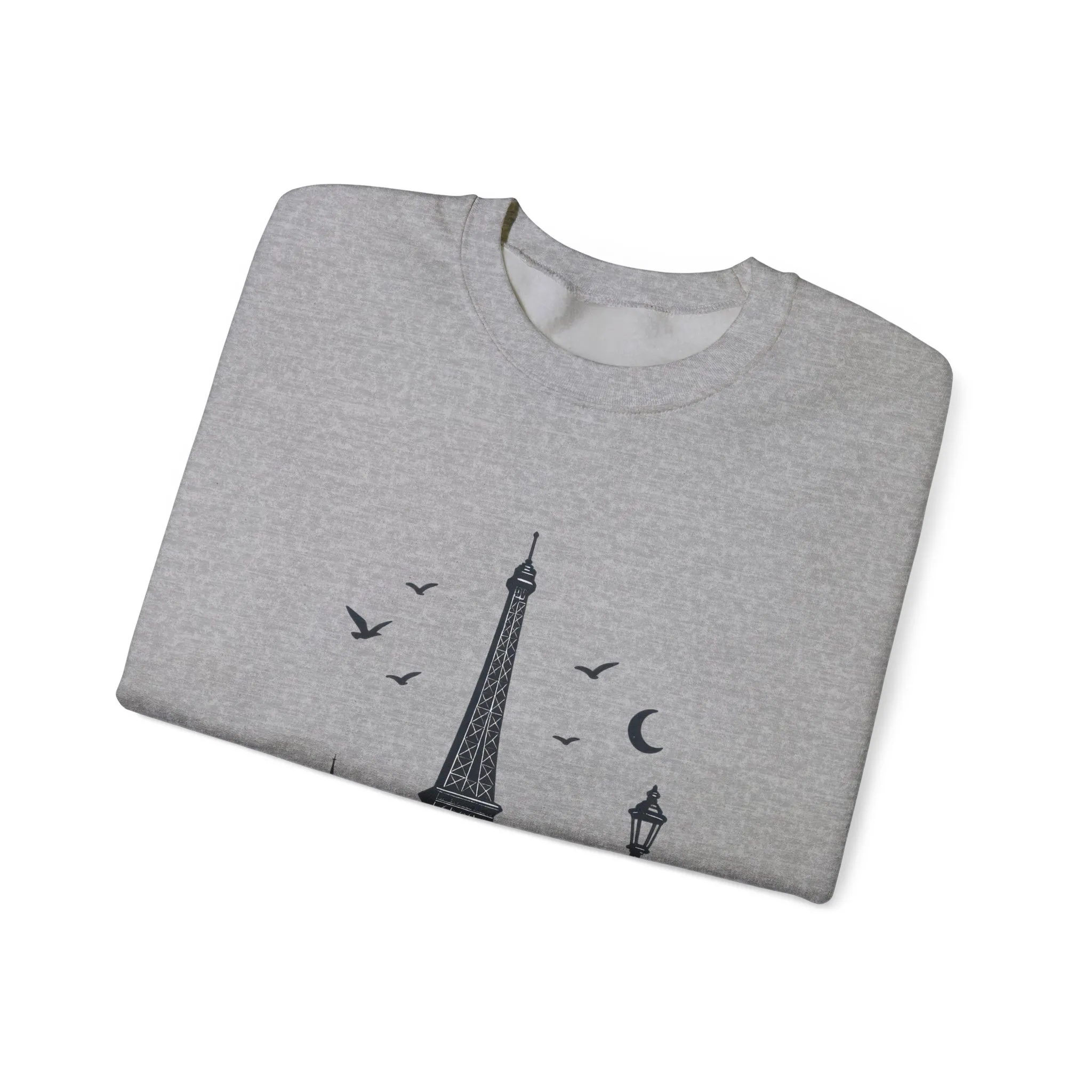 Vintage Parisian Crewneck Sweatshirt, Eiffel Tower Sweater, Cozy Travel Gift, Unisex Fashion, Casual Paris Sweatshirt - Image 7
