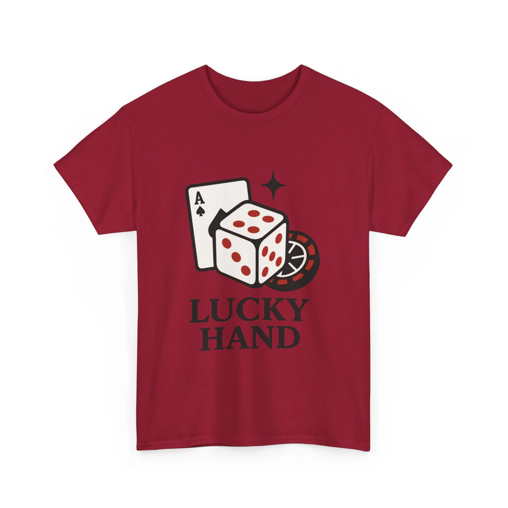 Lucky Hand Unisex Heavy Cotton Tee, Gambling Shirt, Casino Wear, Good Luck Gift, Poker T-Shirt, Casual Vintage Style - Image 38