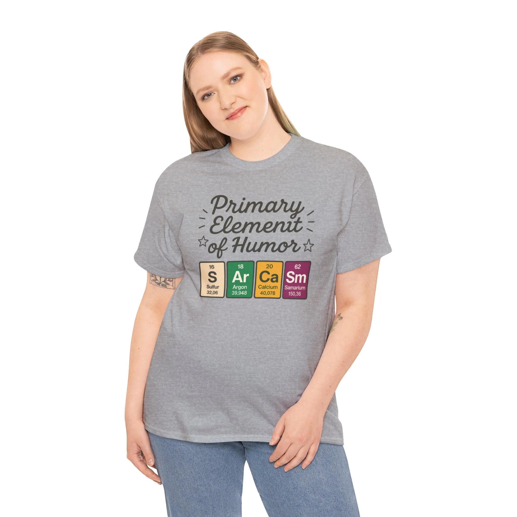 Funny Womens Sarcasm T-Shirt, Element of Humor Tee, Science Nerd Shirt, Chemistry Humor Tee, Gift for Science Lovers, Science Party Apparel - Image 9