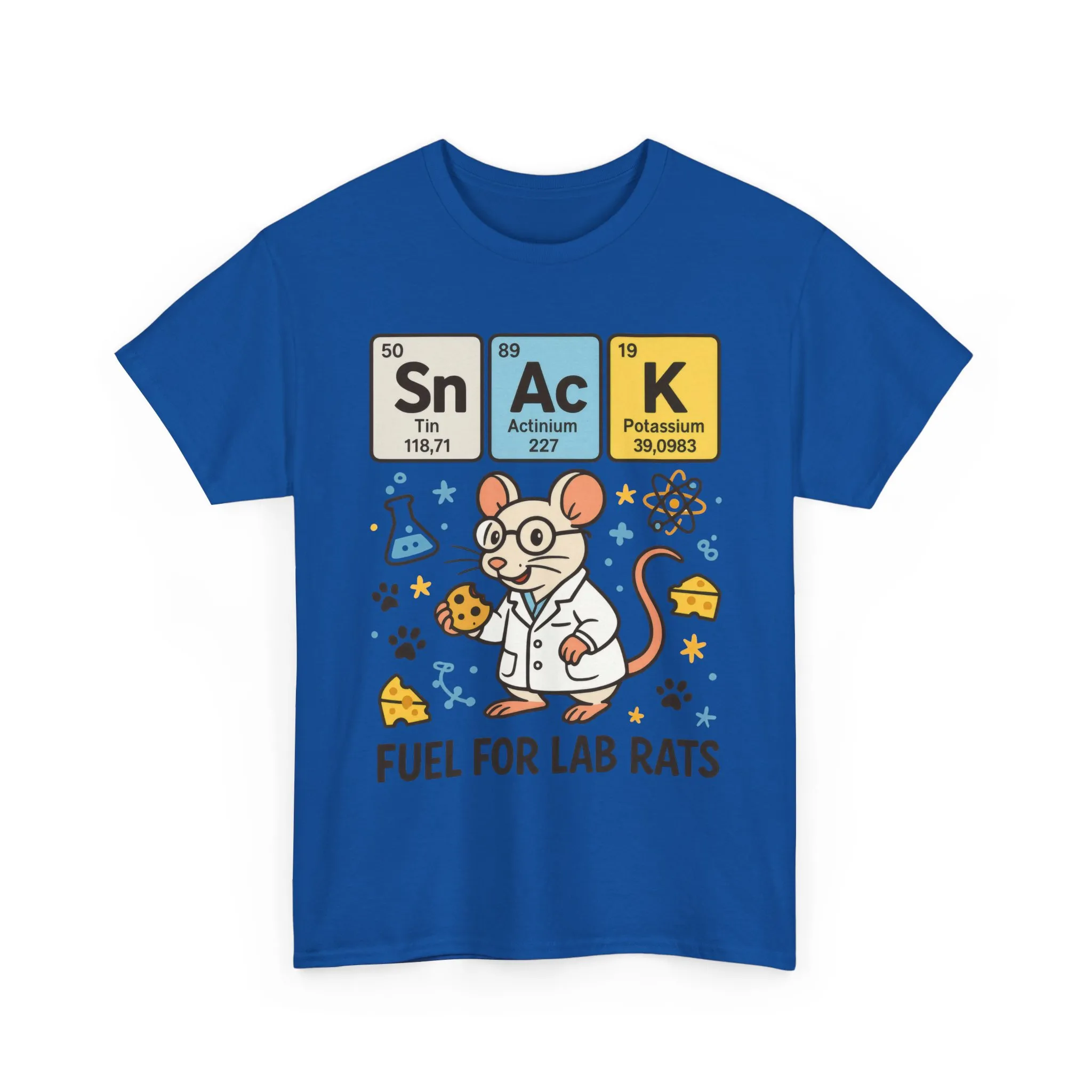 Funny Womens Science T-Shirt,Periodic Table Tee, Fuel for Lab Rats Nerdy Shirt, Gifts for STEM Lovers, Quirky Science Apparel - Image 16