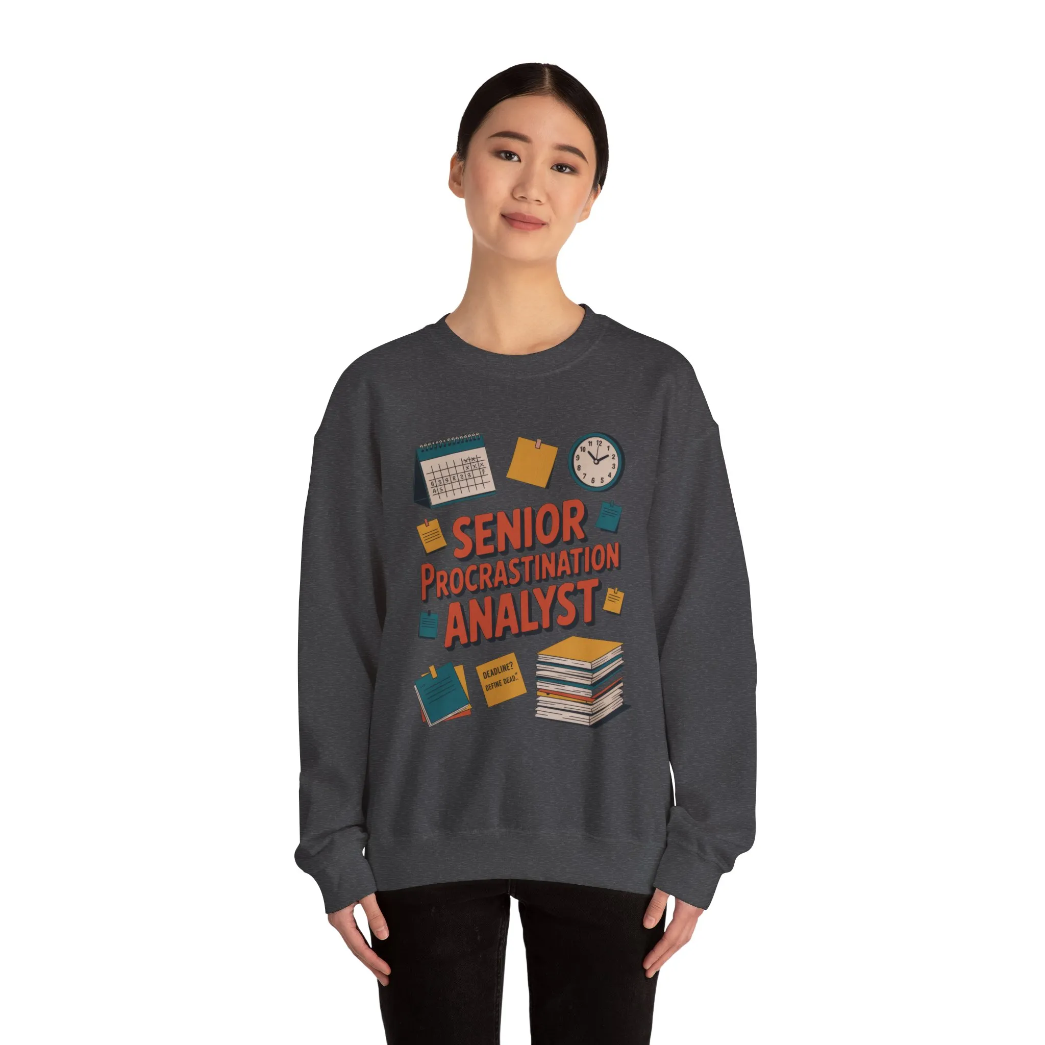 Senior Procrastination Analyst Sweatshirt, Gift for Graduates, Office Humor Apparel, Meme Sweatshirt, Casual Wear, Motivation Humor Apparel - Image 35
