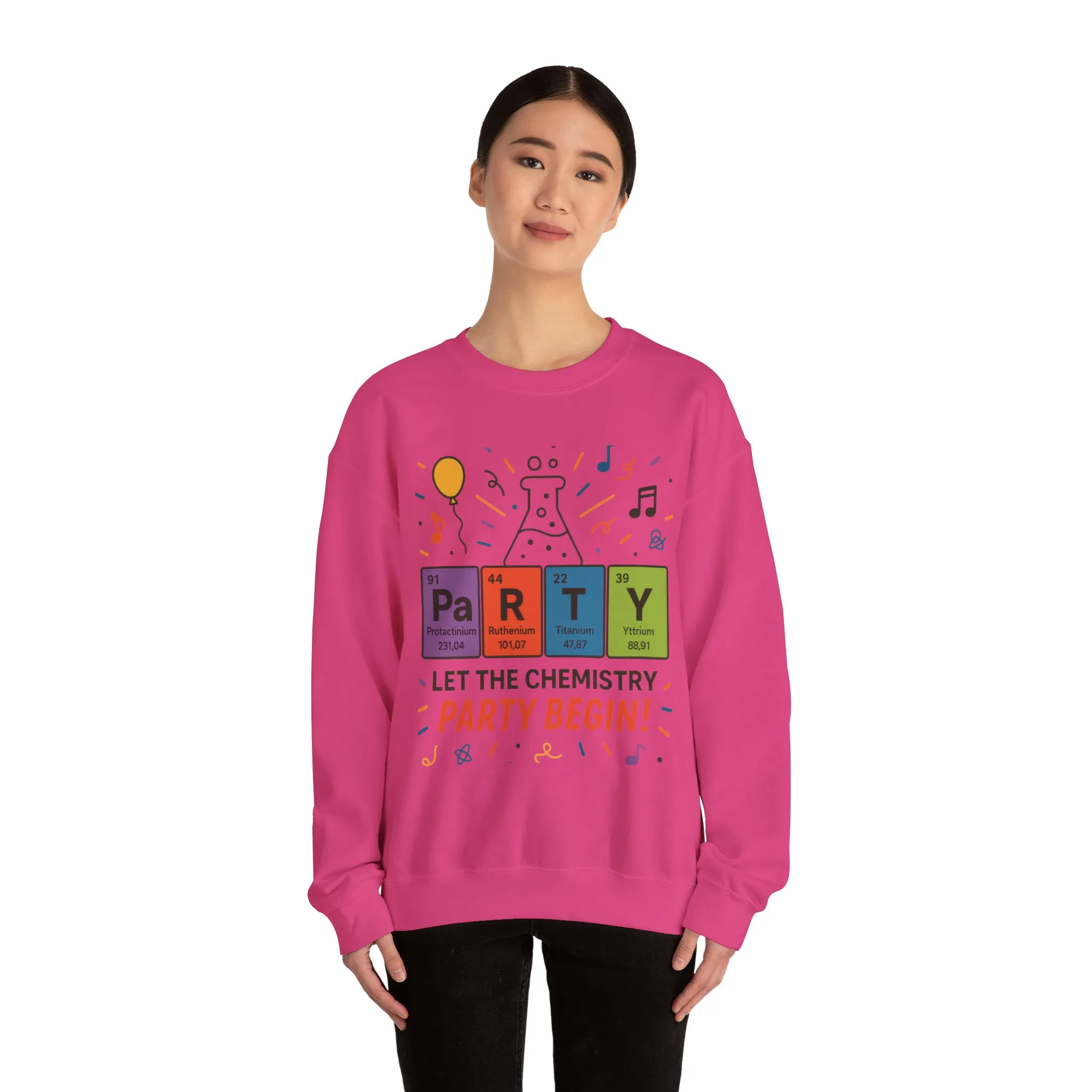 Party Chemistry Crewneck Sweatshirt, Chemistry Sweatshirt, Science Gift, Cute Crew Neck, Birthday Sweatshirt, Unisex Pullover - Image 37