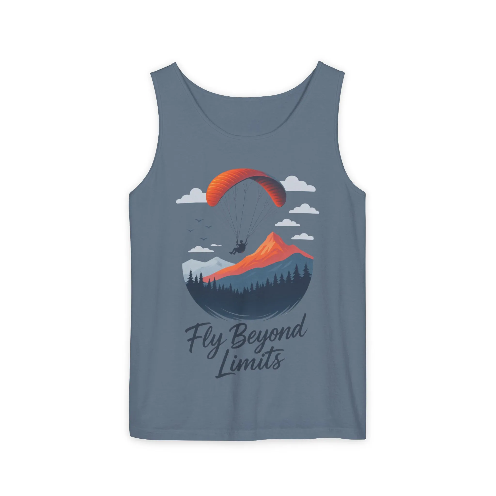 Adventure-Inspiring Fly Beyond Limits Unisex Tank Top, Summer Casual Wear, Outdoor Enthusiast Gift, Travel Apparel, Motivational Gift - Image 22