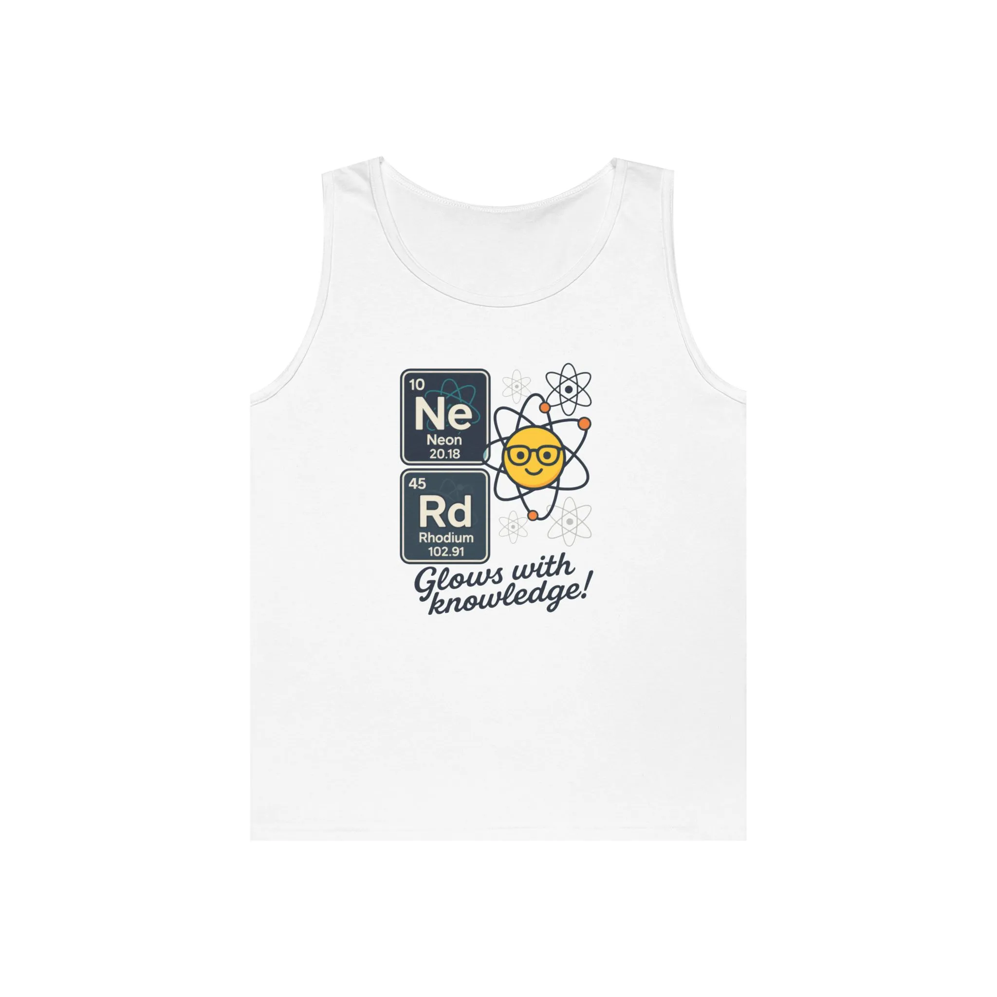 Nerd Tank Top for Men, Funny Science Shirt, Periodic Table Sleeveless Tee, Geeky Workout Shirt, Gift for Teachers, gift for Science Events - Image 4