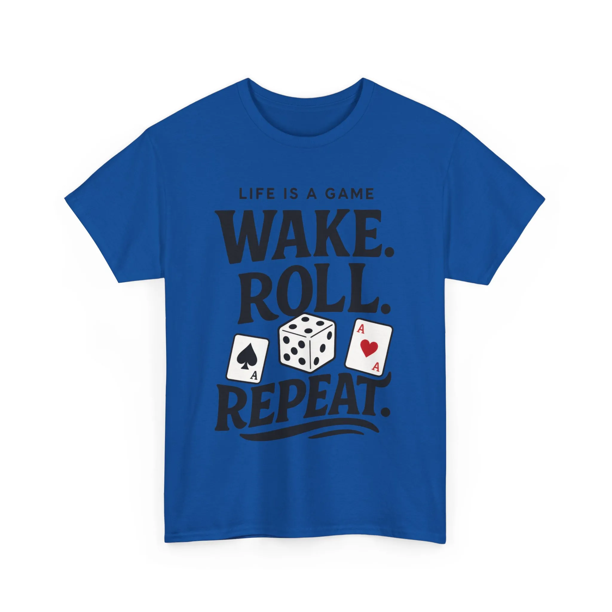 Game On Unisex Heavy Cotton Tee, Perfect for Gamers, Funny Dice & Cards Shirt, Unisex Gambling Gift, Birthday Celebrations - Image 23