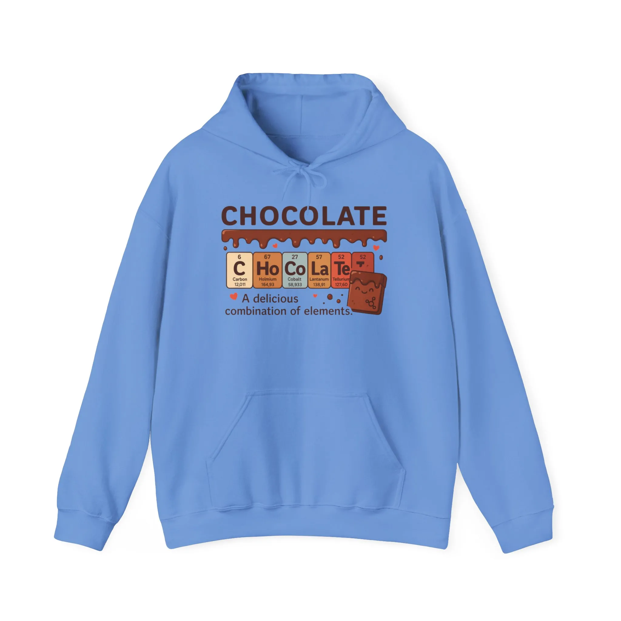 Chocolate Lovers Comfort Hoodie, Perfect Gift for Chemistry Lovers, Casual Wear, Sweet Treats Enthusiasts, Birthdays, Chemistry Students - Image 19