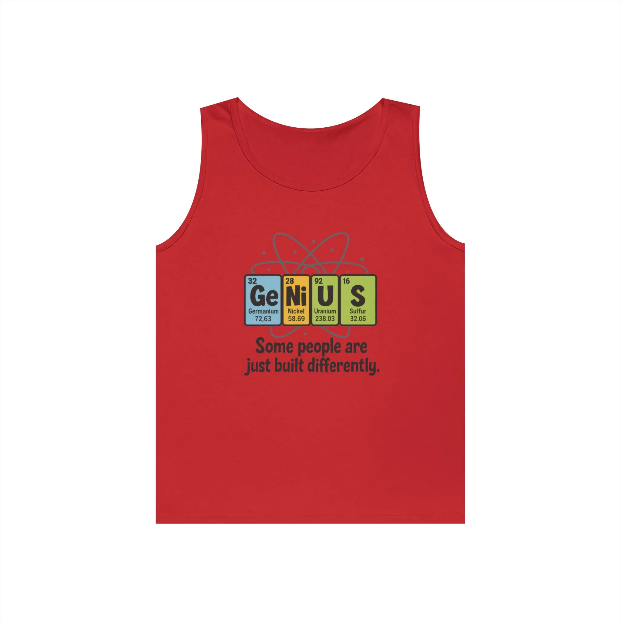 Funny Mens Genius Tank Top, Nerdy Humor Shirt, Periodic Table Shirt, Science Humor Tank, A Funny Gift for Science Lovers, Teachers - Image 16
