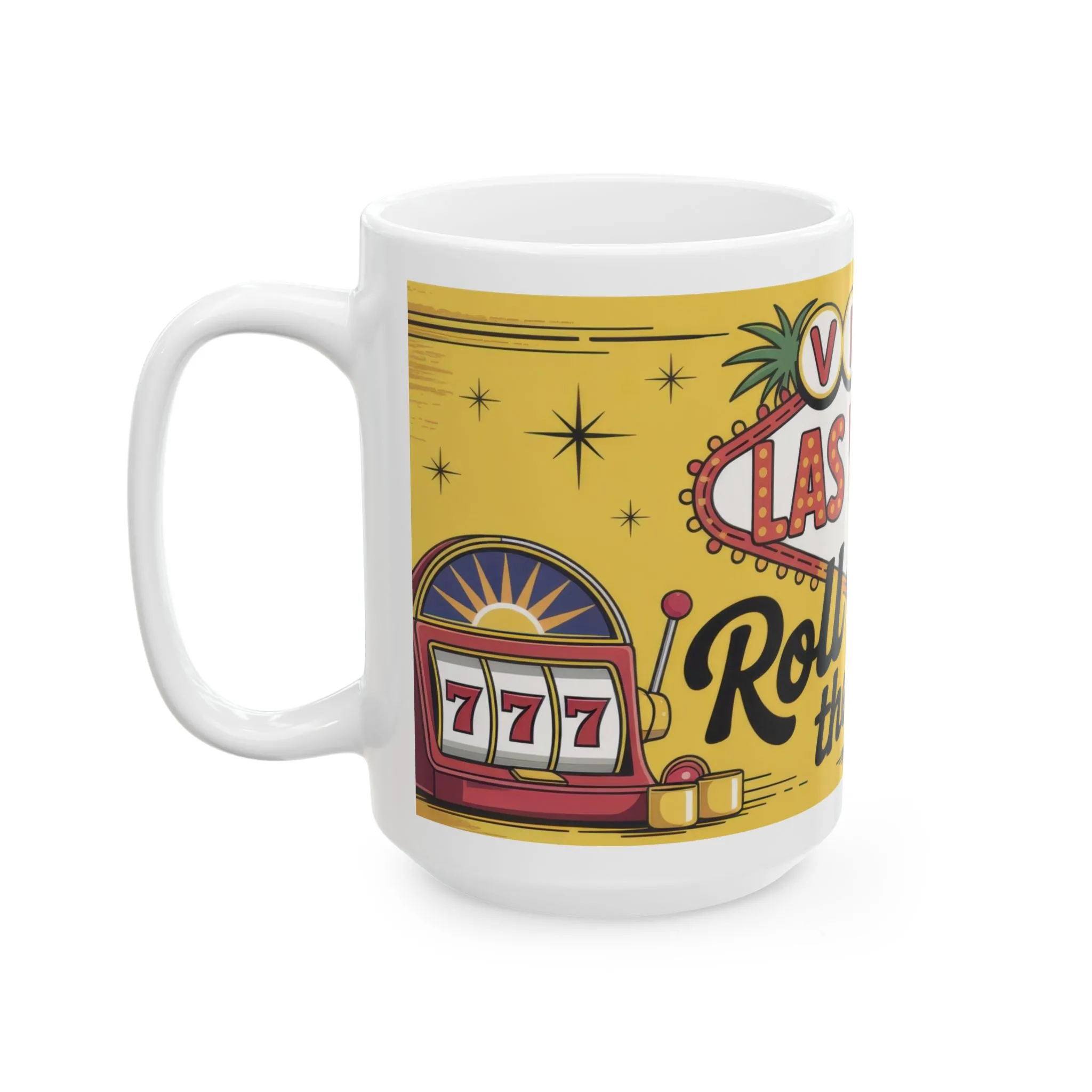 Viva Las Vegas Mug, Retro Coffee Cup, Vegas Gift for Casino Lovers & Travel Enthusiasts, Casino Theme Ceramic Mug - Image 10