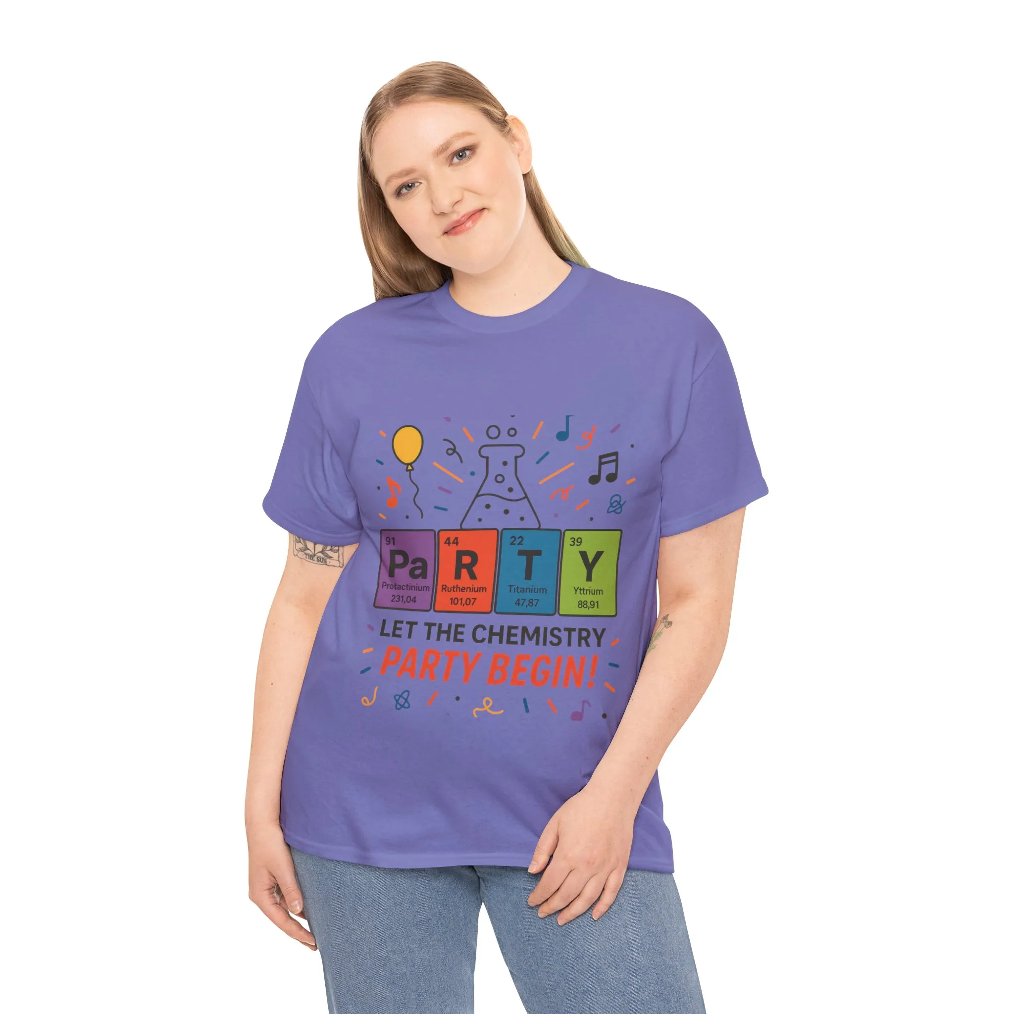 Funny Chemistry Party T-Shirt, Periodic Table PaRTY Tee, Unisex Science Humor Shirt, Gift for Chemistry Teacher,Science Tee, Nerdy Pun Shirt - Image 20