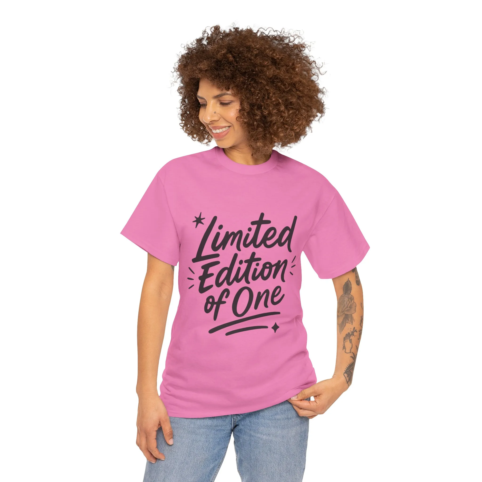 Limited Edition Women's Heavy Cotton Tee, Casual Style, Birthday, Self-Confidence, Self-love, Positive Message Women's T-Shirt - Image 32
