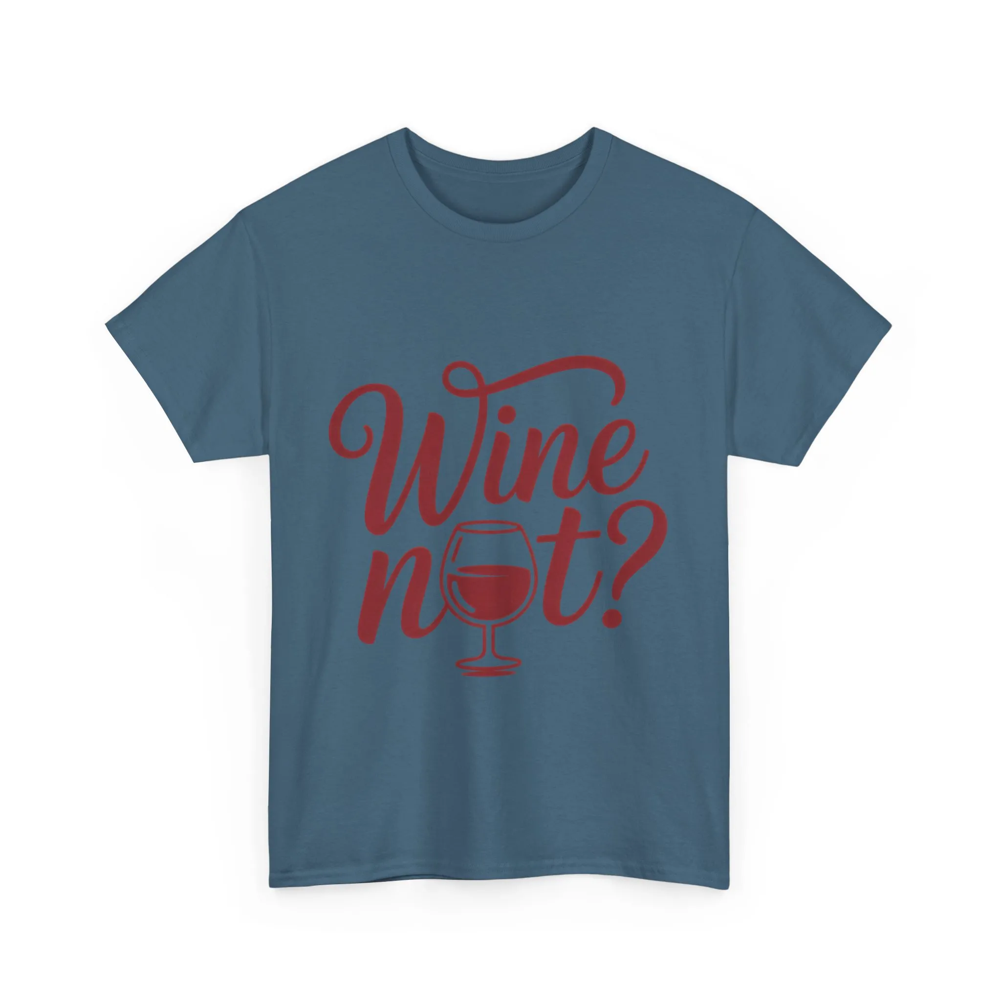 Funny Wine Lover Shirt, Wine Not Graphic Tee, Unisex Heavy Cotton T-Shirt, Pun Shirt for Wine Drinkers & Party Vibes, Gift for Wine-tasting - Image 24
