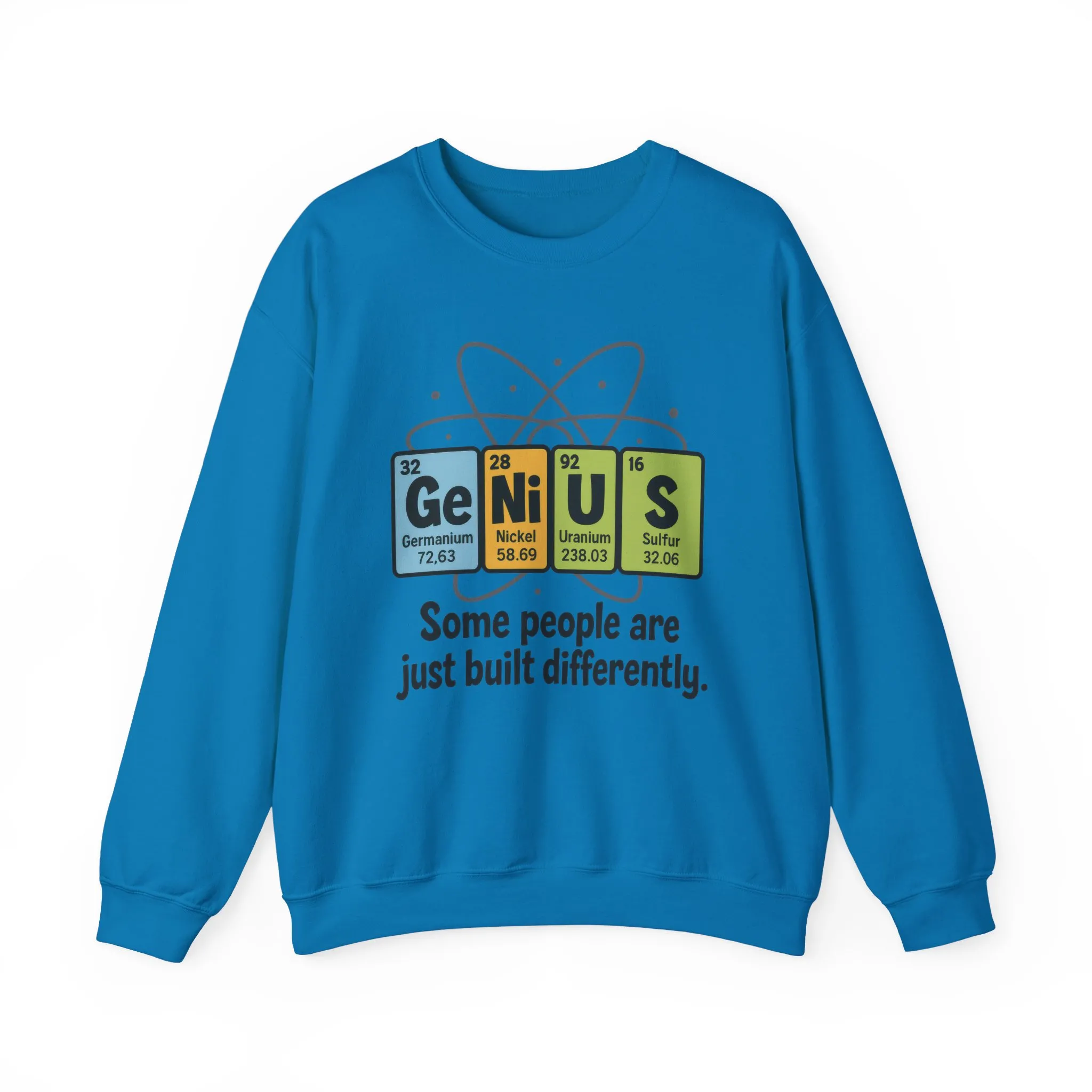 Funny Mens Genius Sweatshirt, Periodic Table Nerd Pullover, Smart Science Gift for Him, Genius Sweatshirt, Science Lovers Gift - Image 17