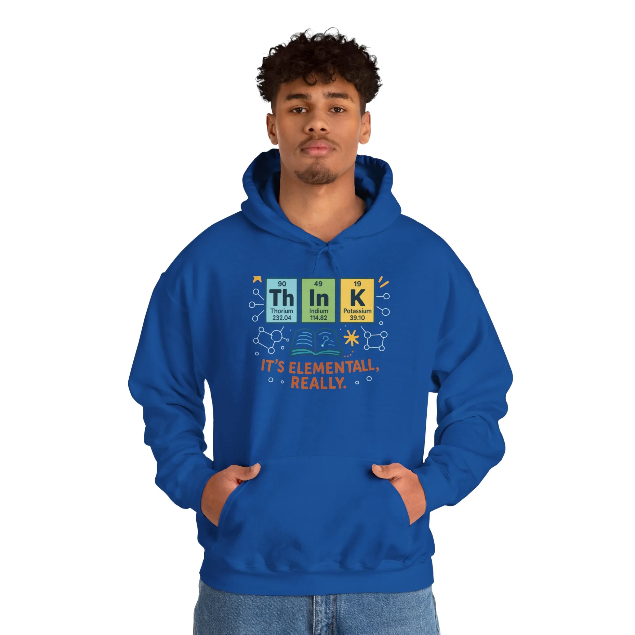 Science Hoodie for Men, Funny Nerd Hoodie, Element of Humor Sweatshirt, Science Lover Gift for Him, Chemistry Lover Gift - Image 27