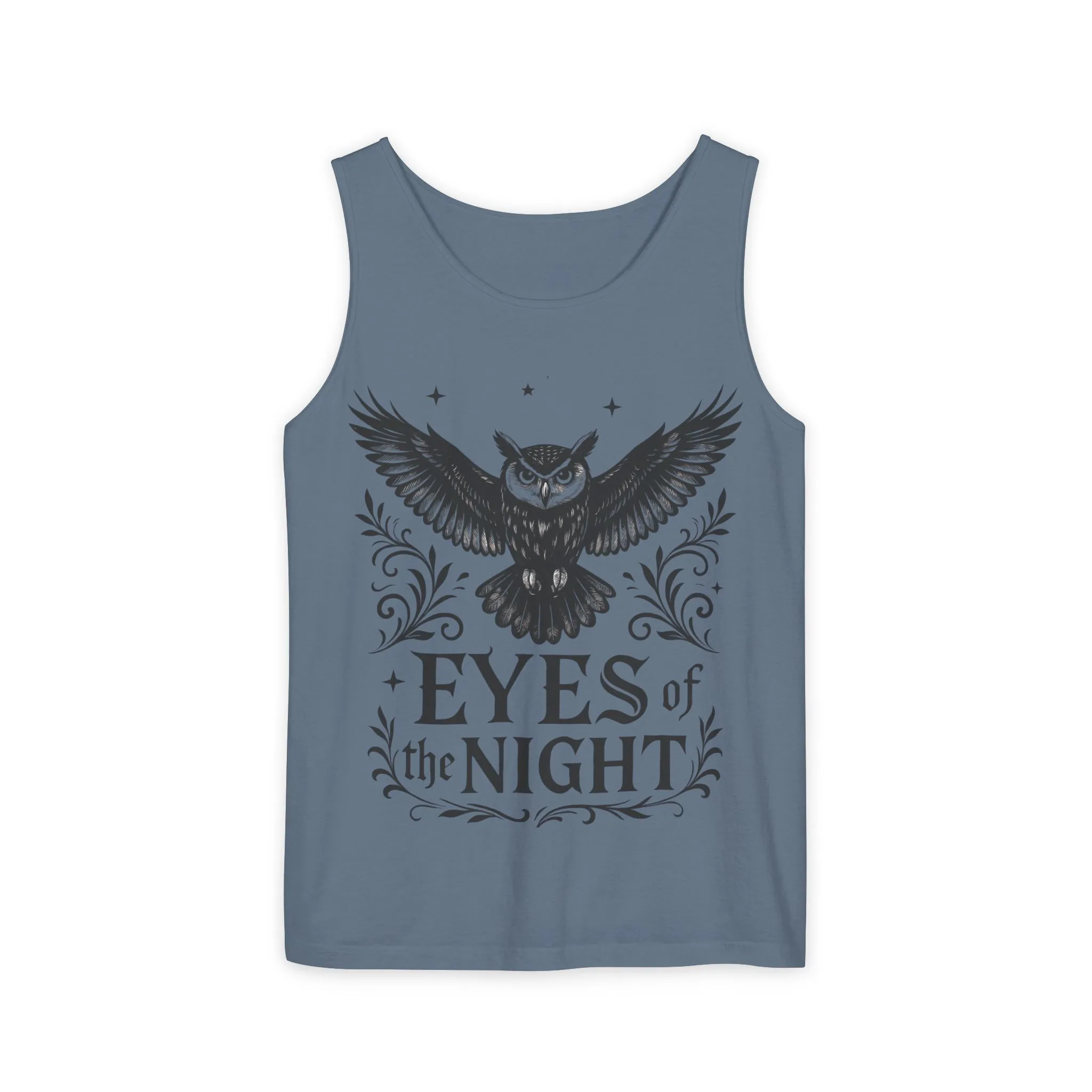 Eyes of the Night Owl Tank Top, Mens Summer Wear, Boho Aesthetic, Festival Outfit, Nature Lover Gift, Halloween Apparel - Image 29